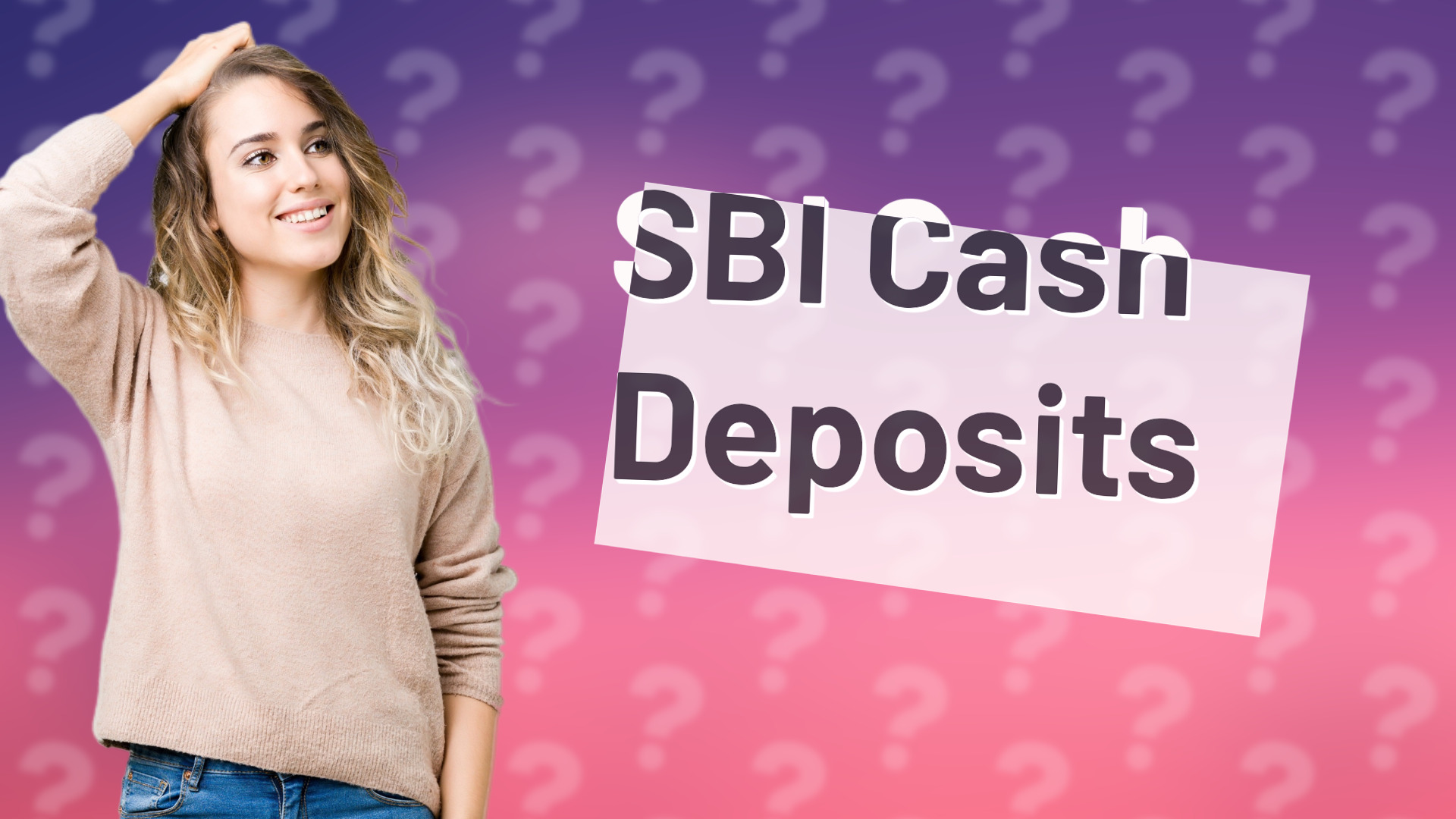 SBI Cash Deposits