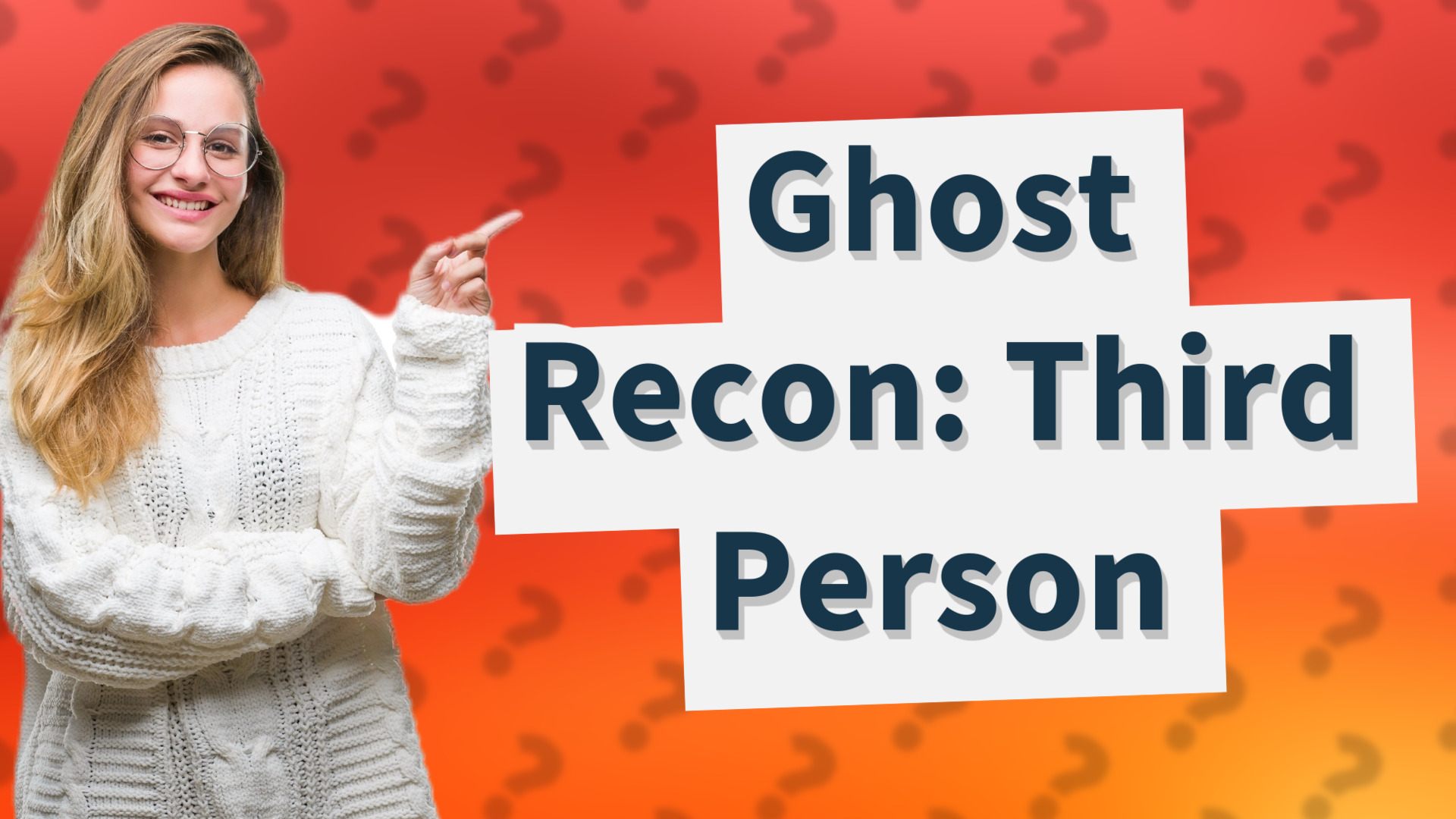 Ghost Recon: Third Person