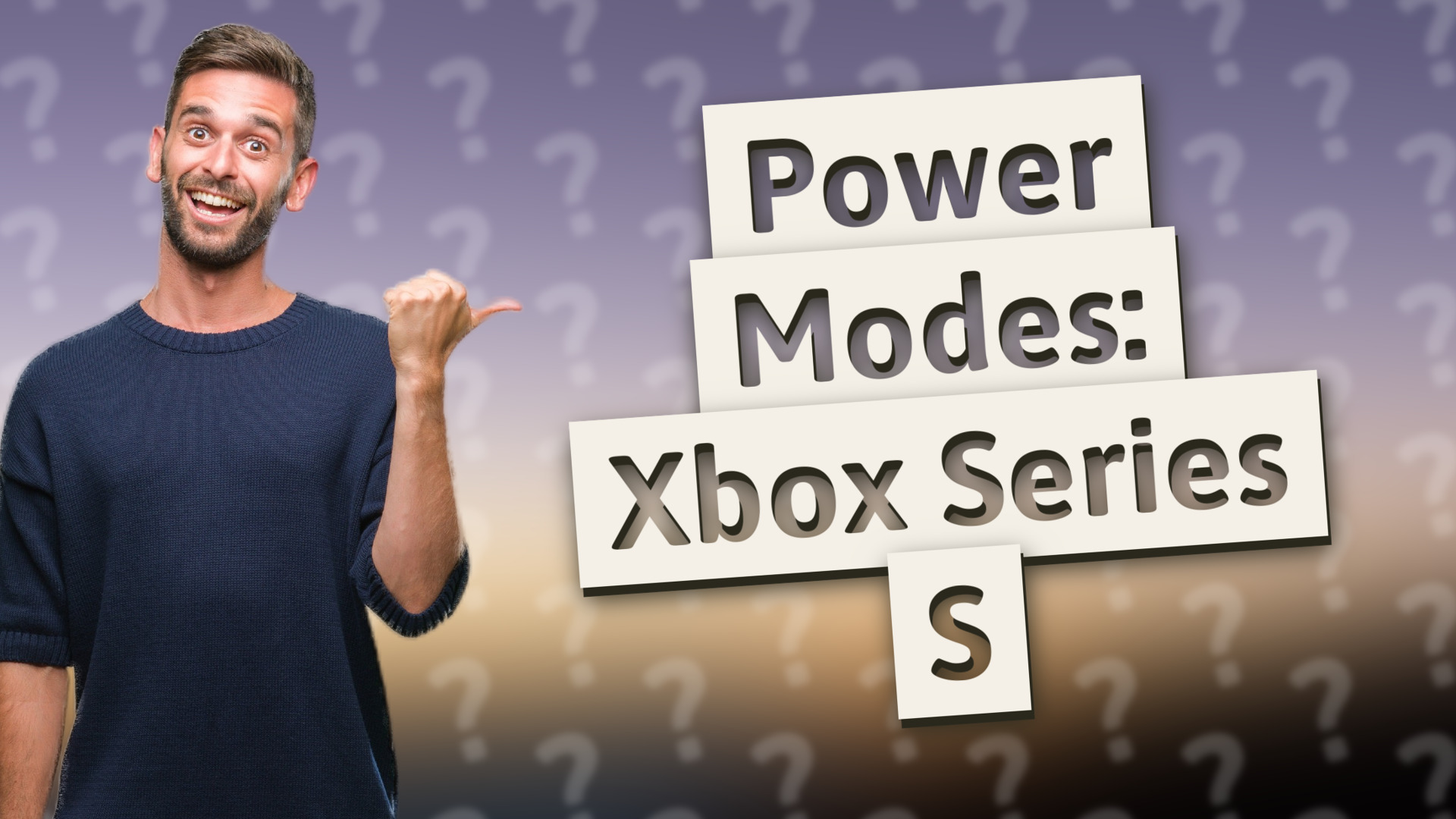 Power Modes: Xbox Series S