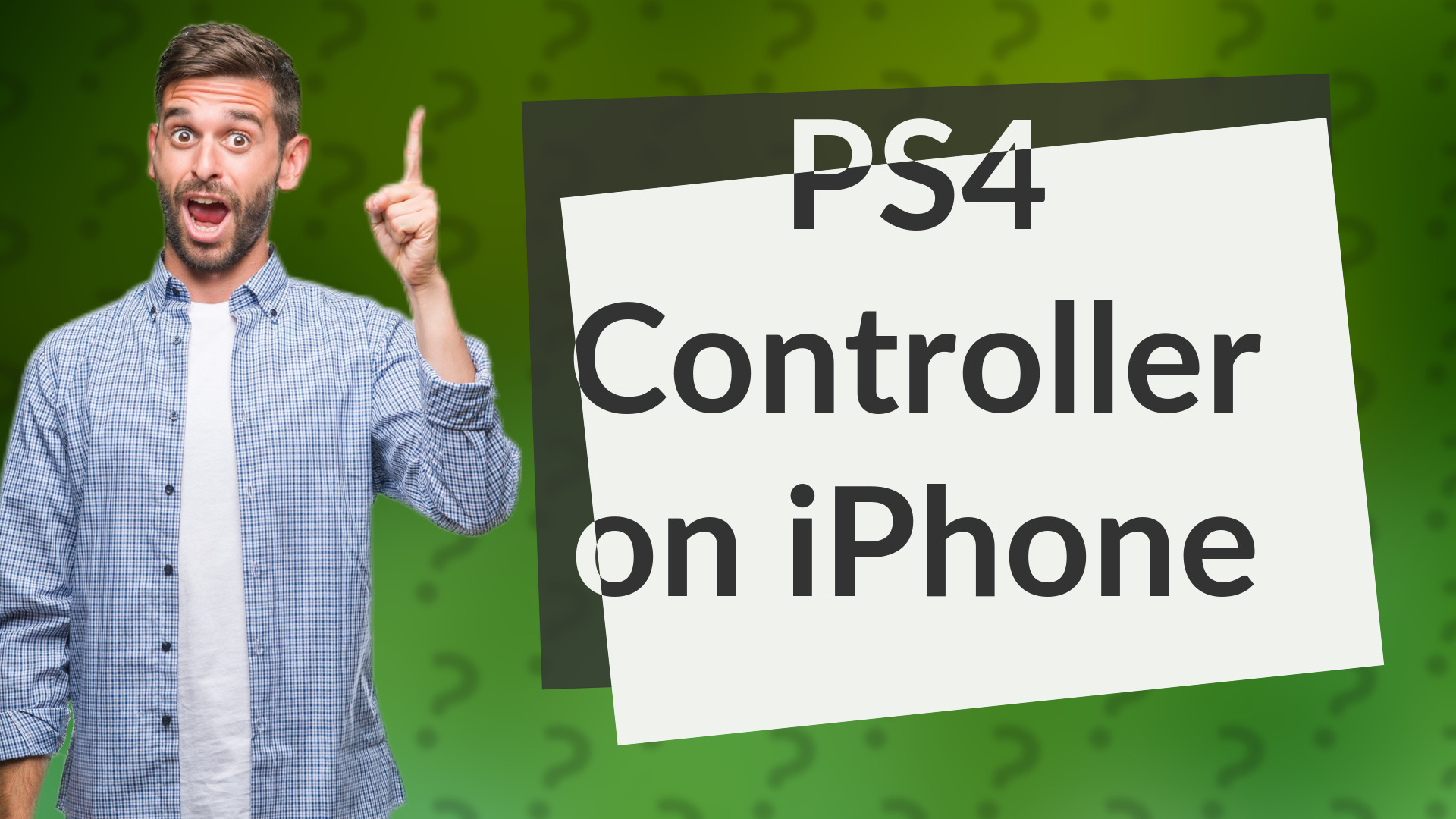 PS4 Controller on iPhone