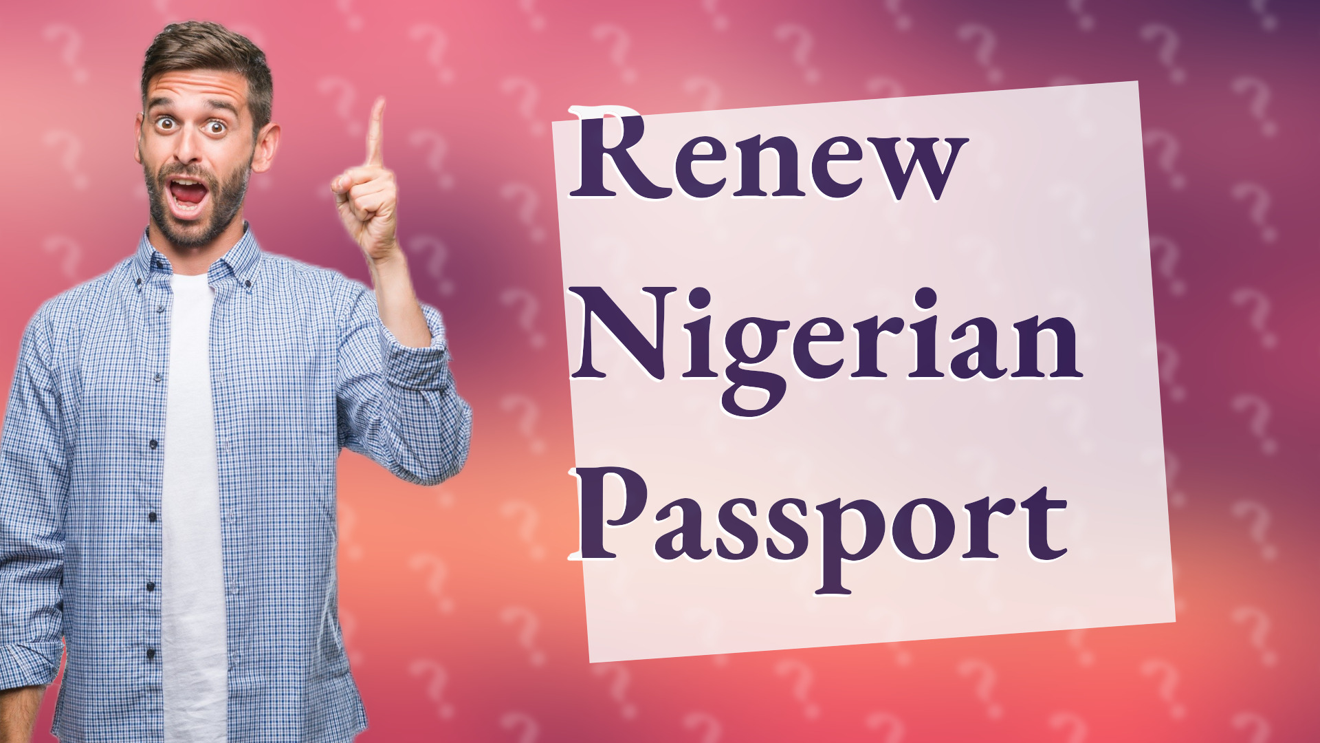 Renew Nigerian Passport