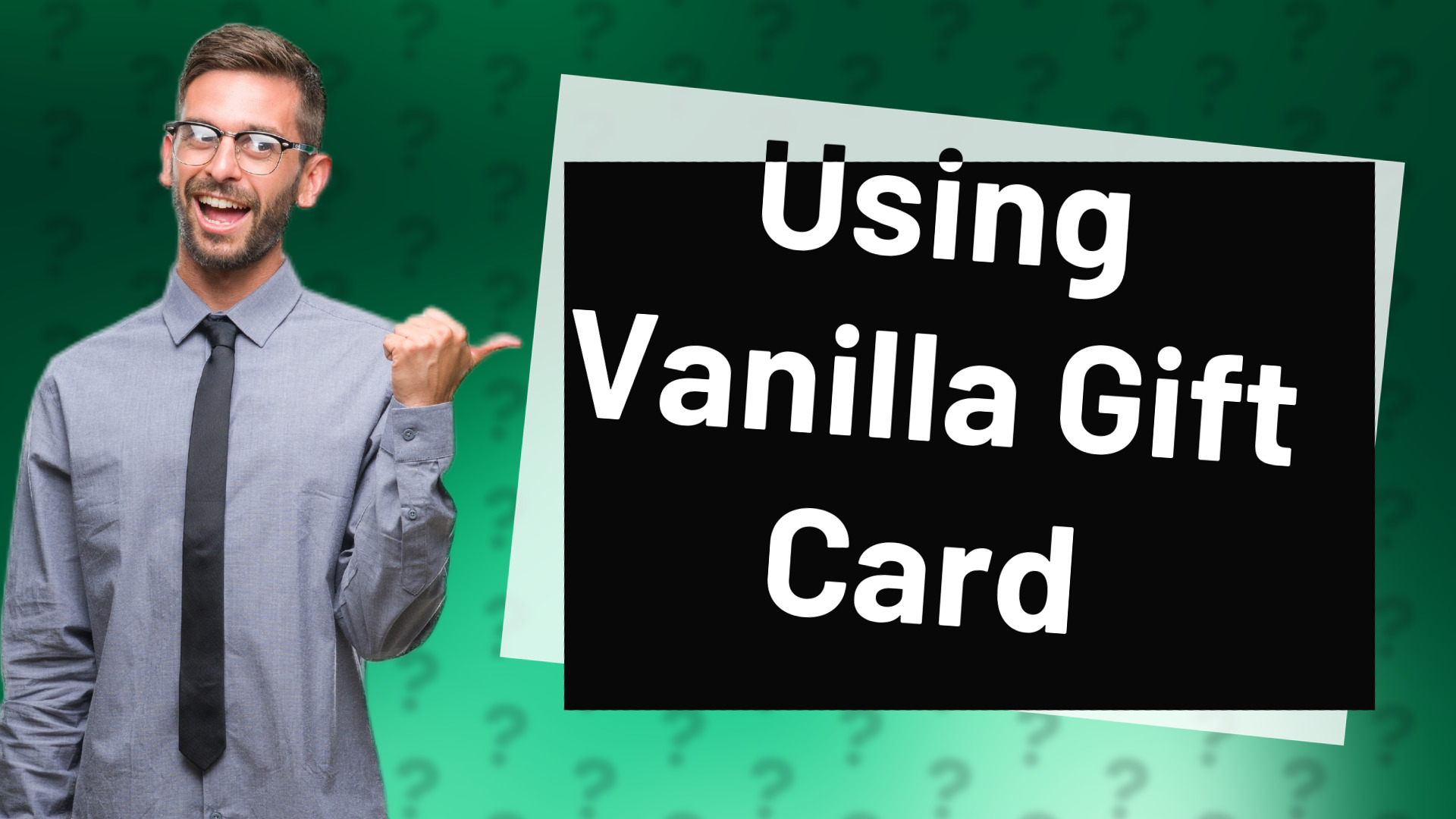 Using Vanilla Gift Card