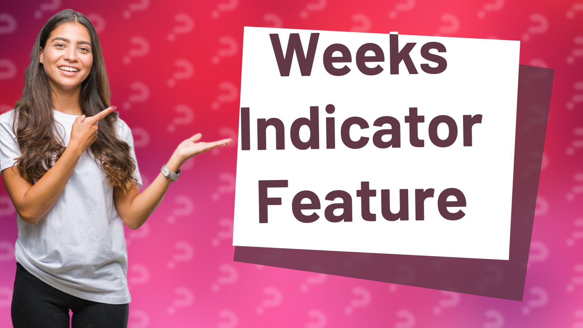 Weeks Indicator Feature