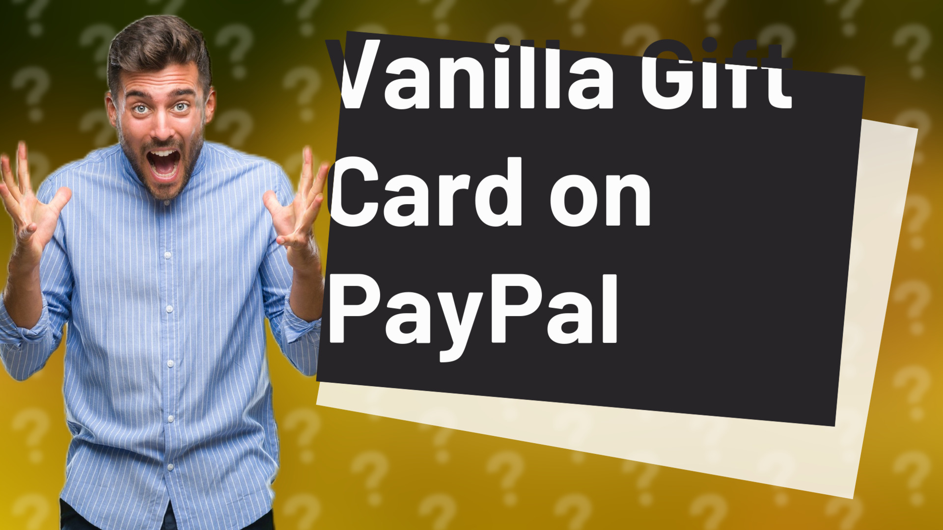 Vanilla Gift Card on PayPal