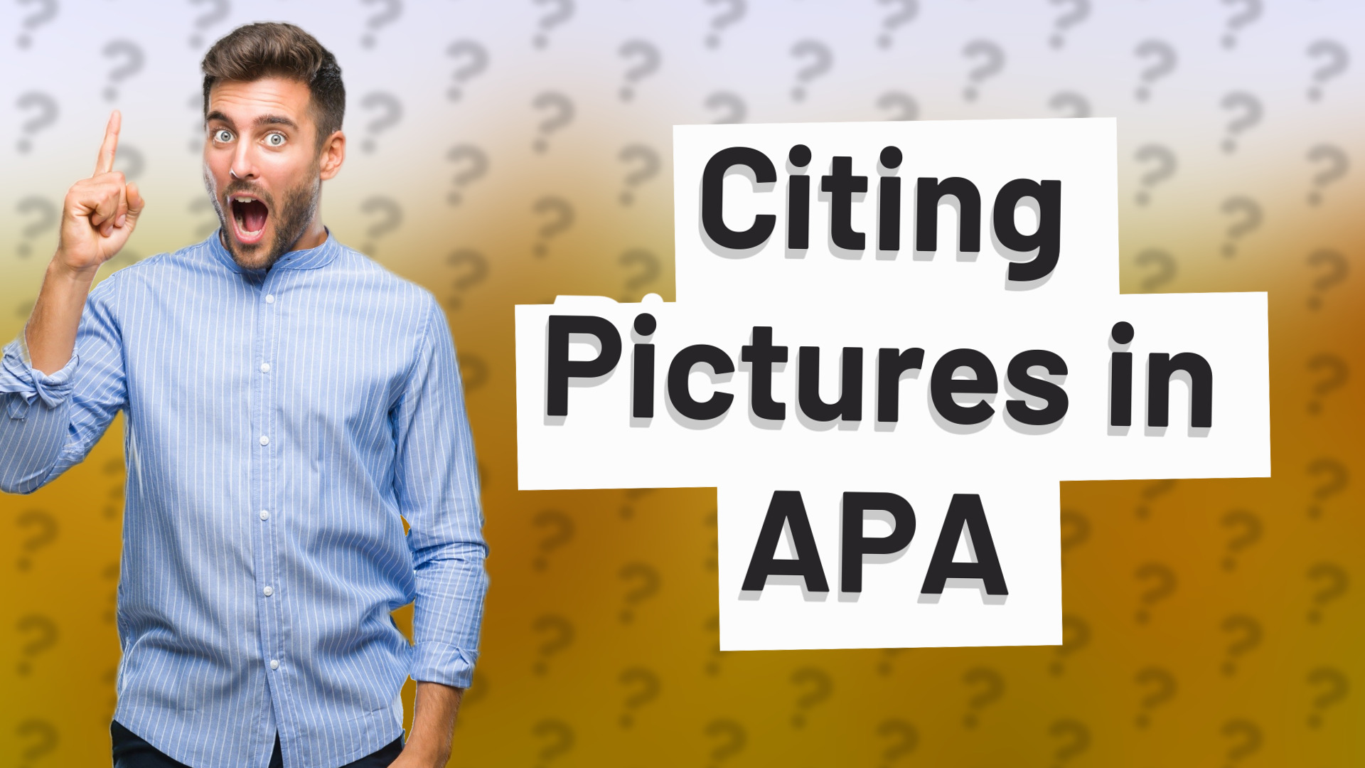 Citing Pictures in APA