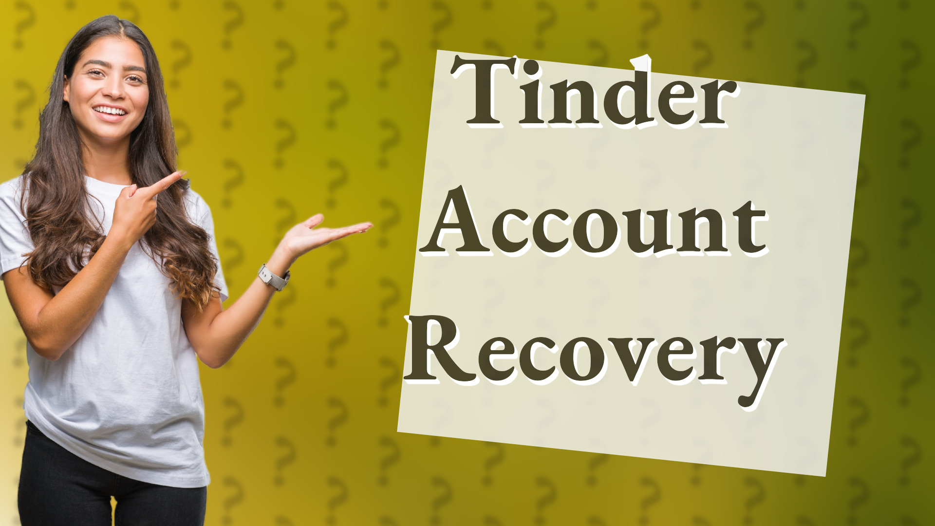 Tinder Account Recovery