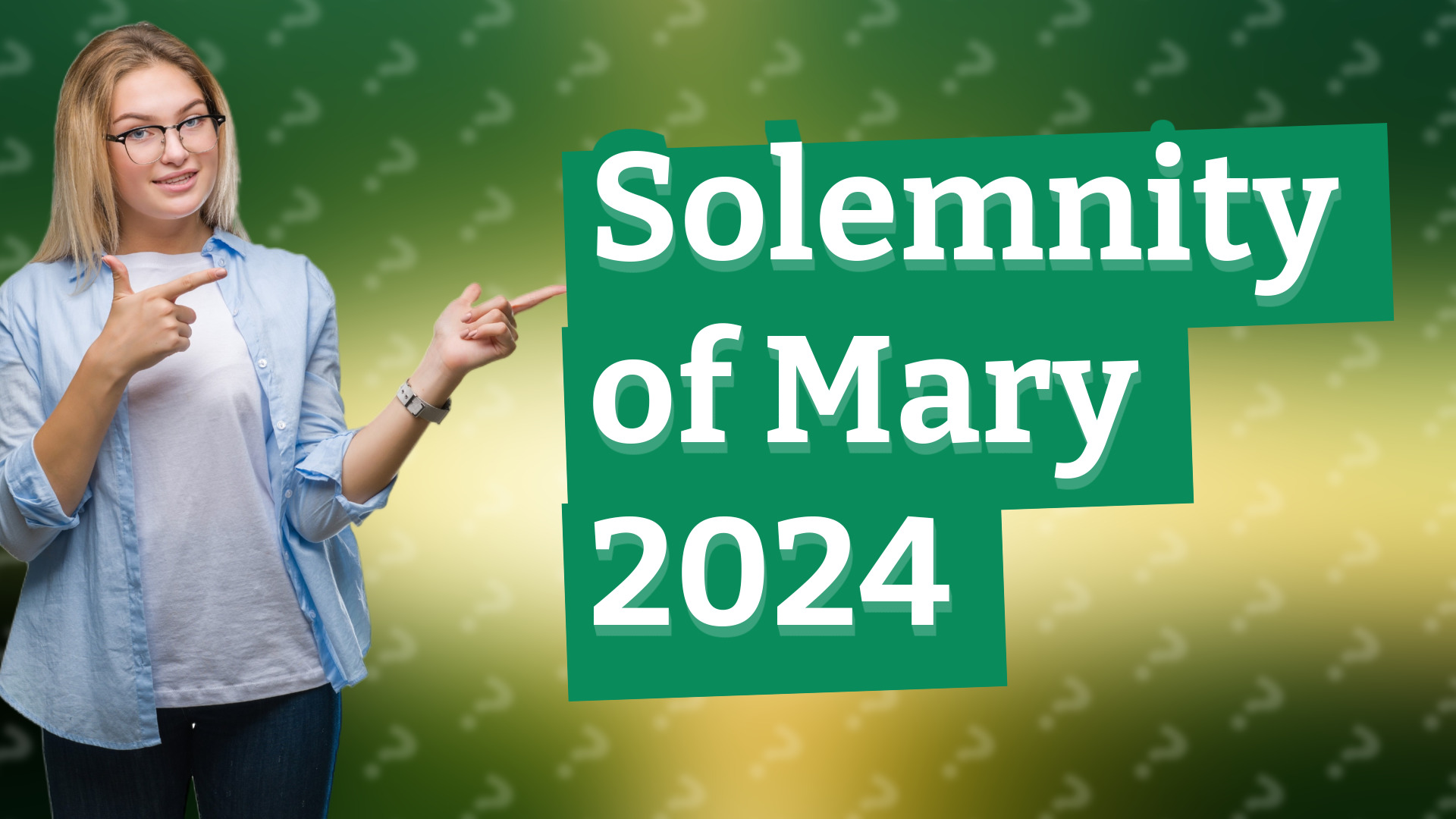 Solemnity of Mary 2024