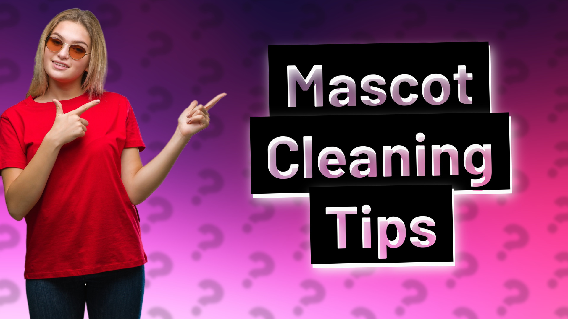 Mascot Cleaning Tips