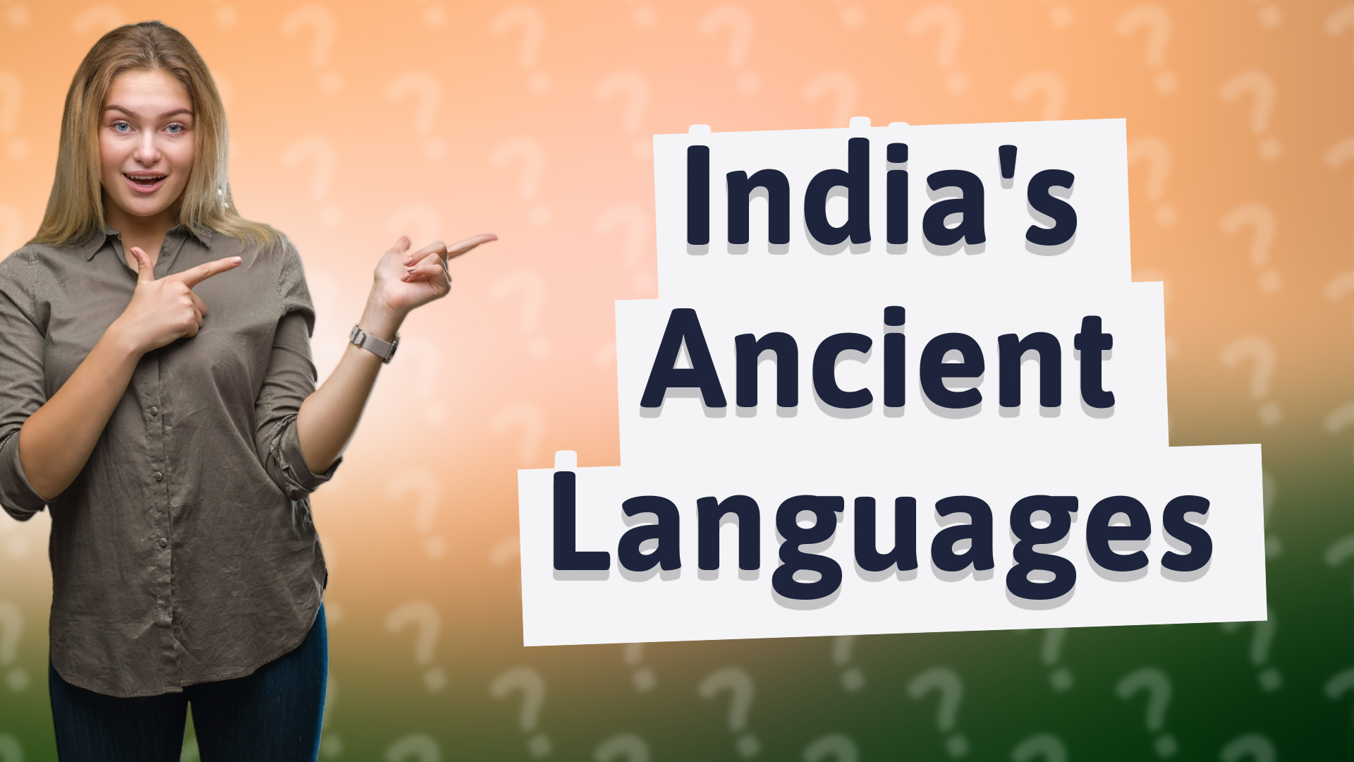 India's Ancient Languages