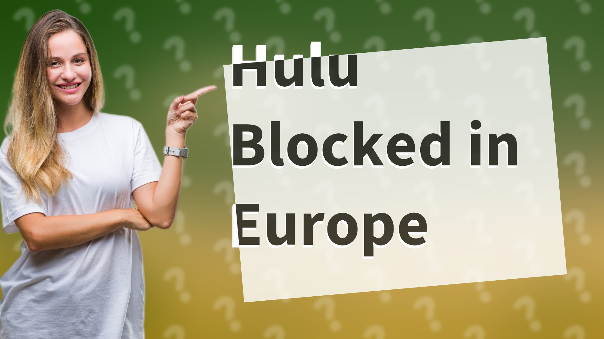 Hulu Blocked in Europe