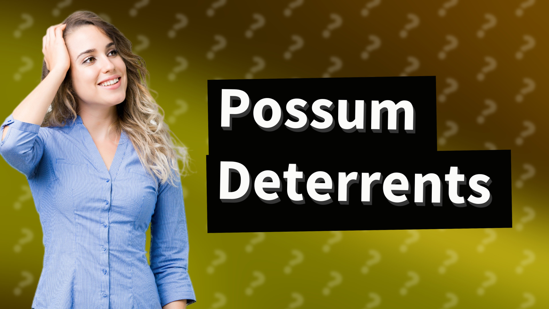 Possum Deterrents