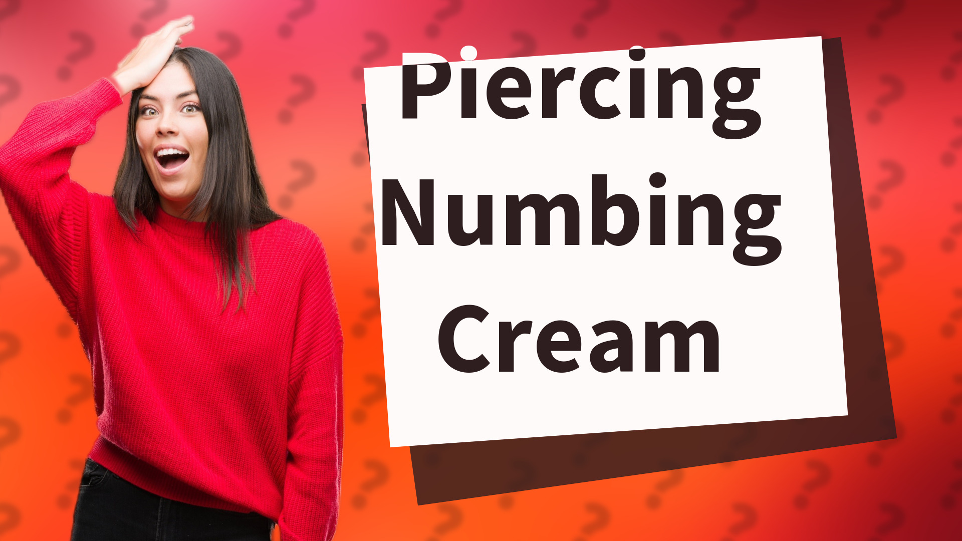 Piercing Numbing Cream