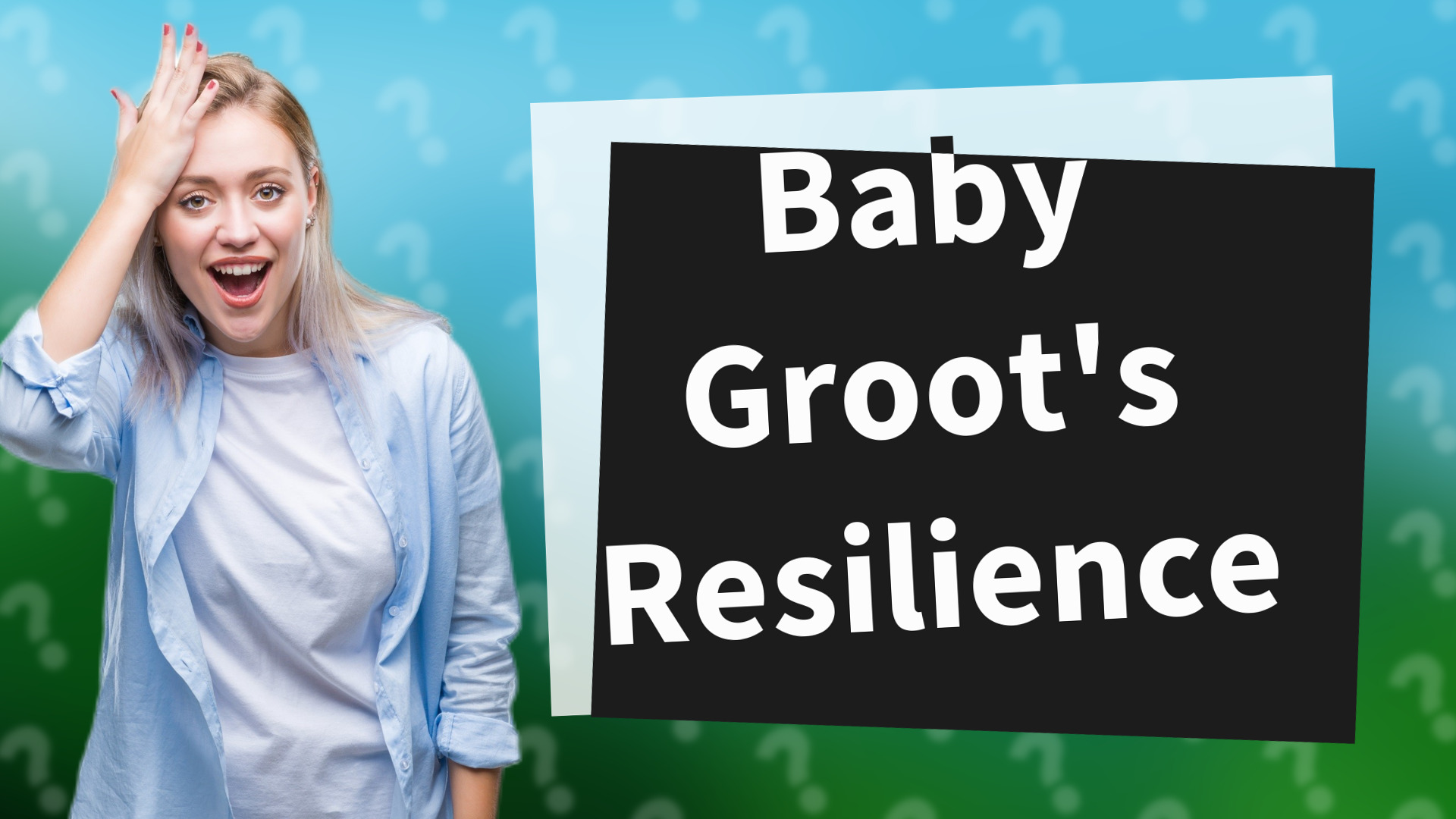 Baby Groot's Resilience