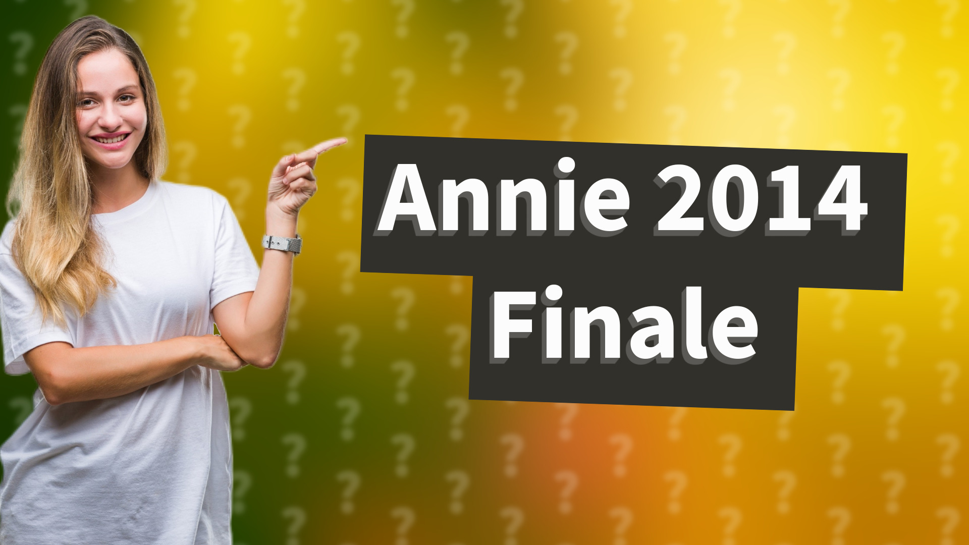 Annie 2014 Finale