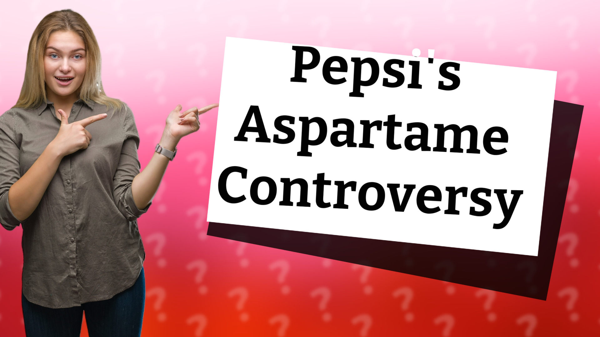 Pepsi's Aspartame Controversy