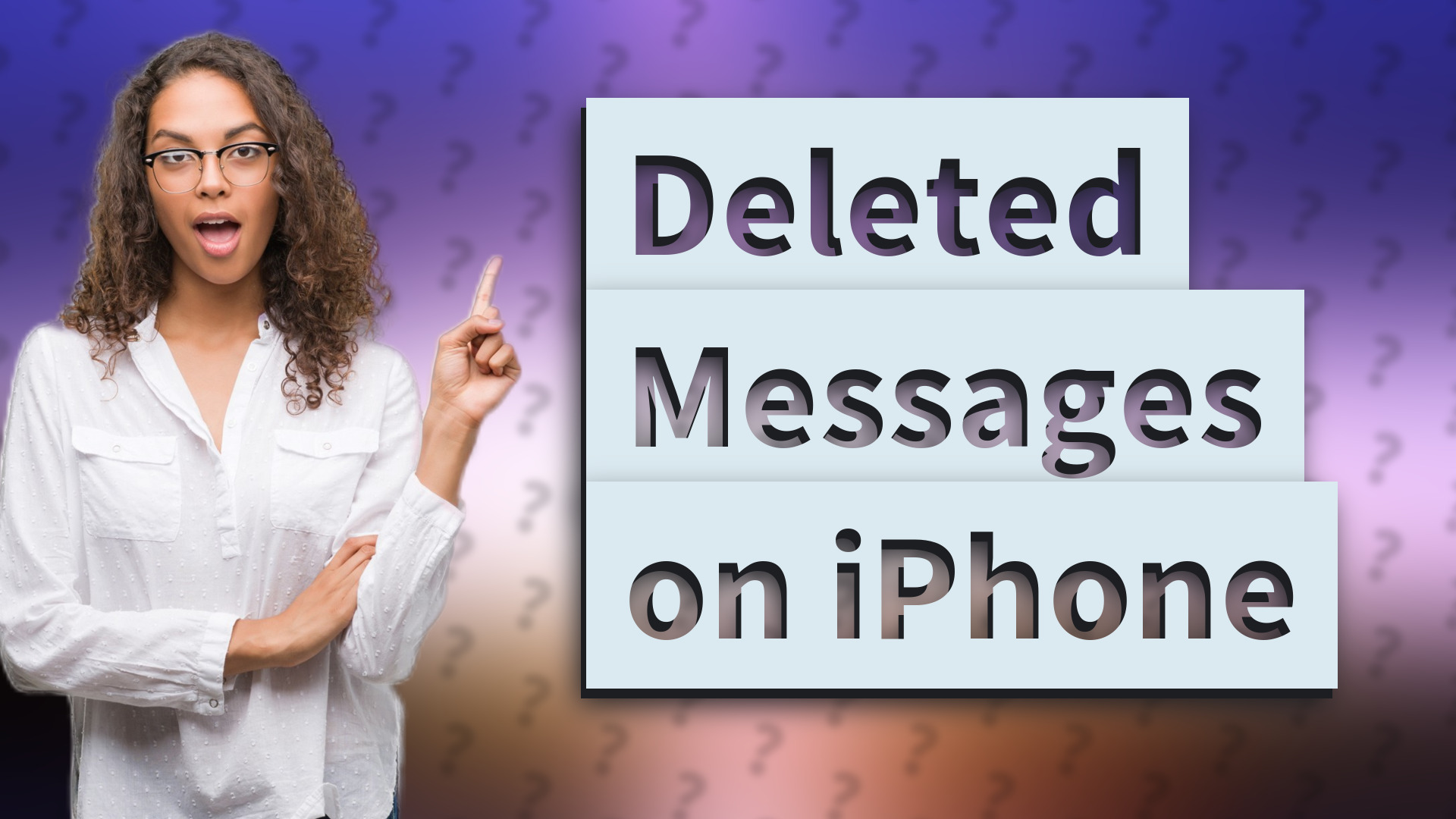 Deleted Messages on iPhone