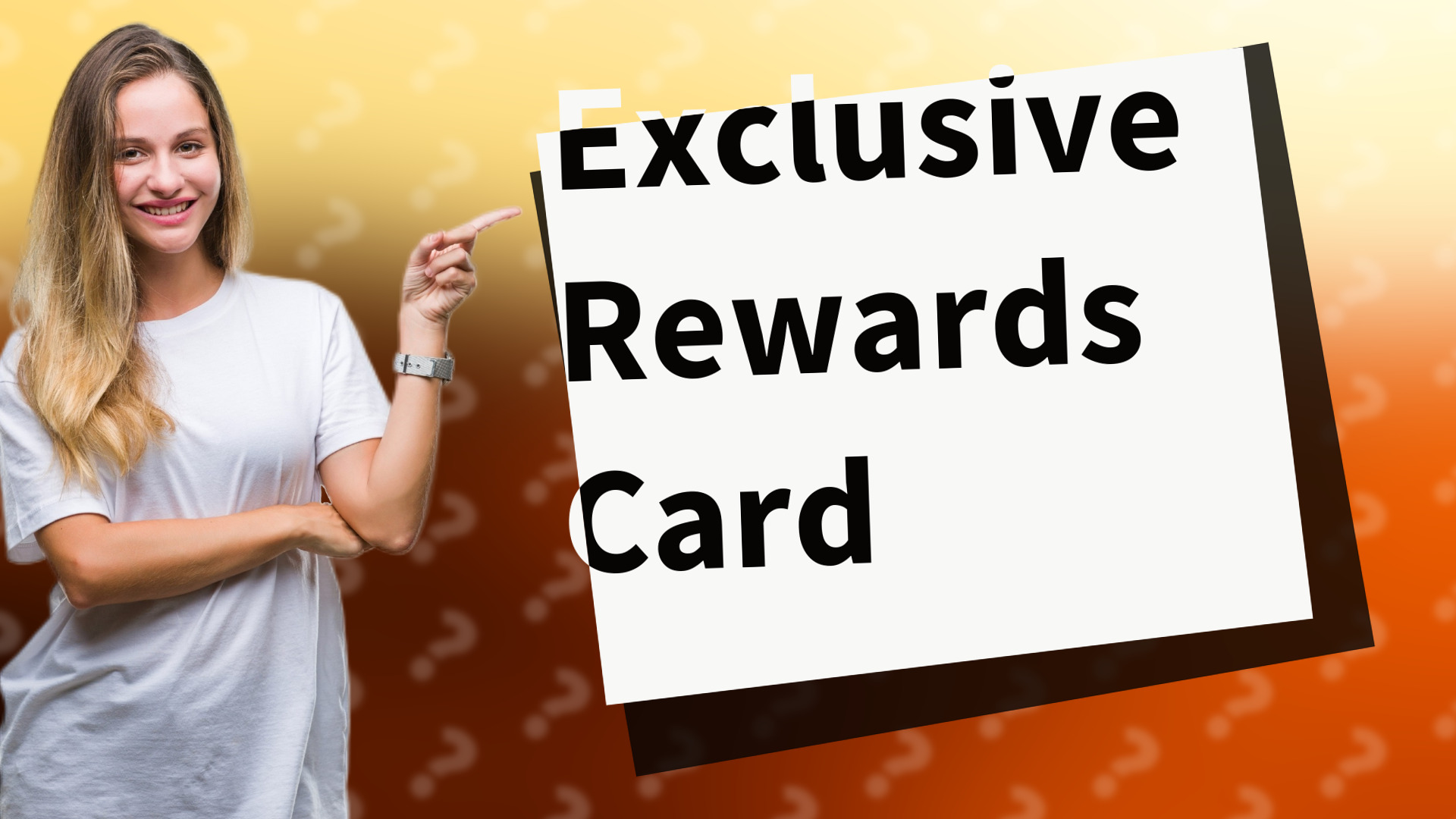 Exclusive Rewards Card