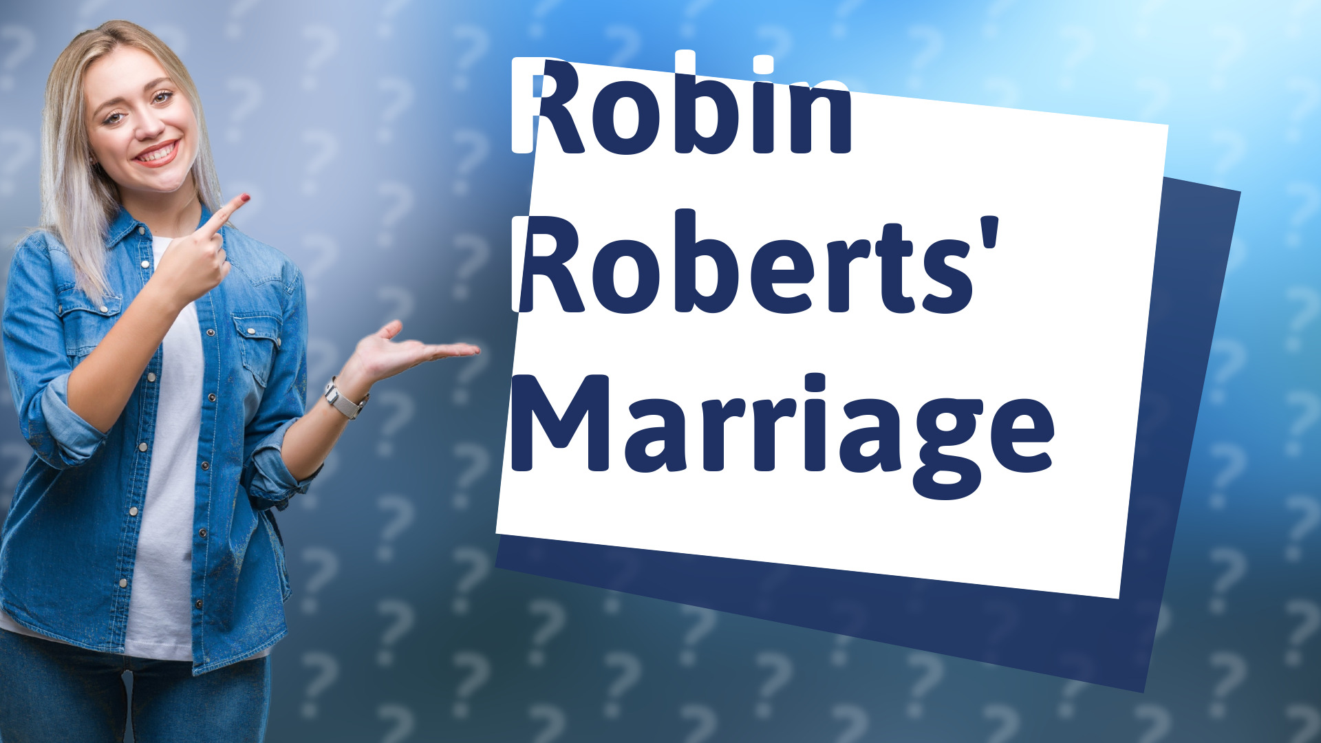 Robin Roberts' Marriage