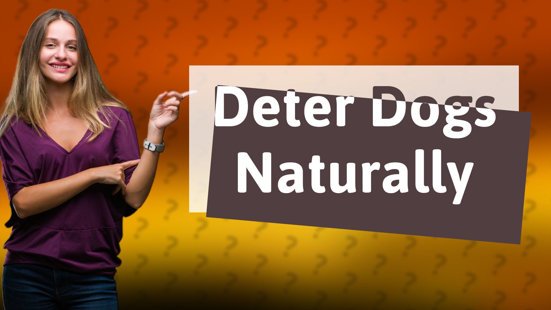 Deter Dogs Naturally