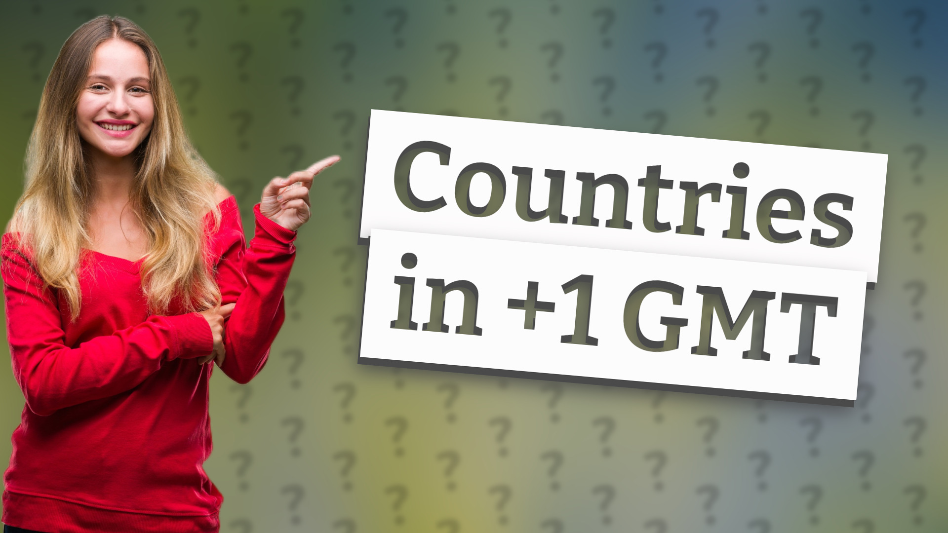 Countries in +1 GMT