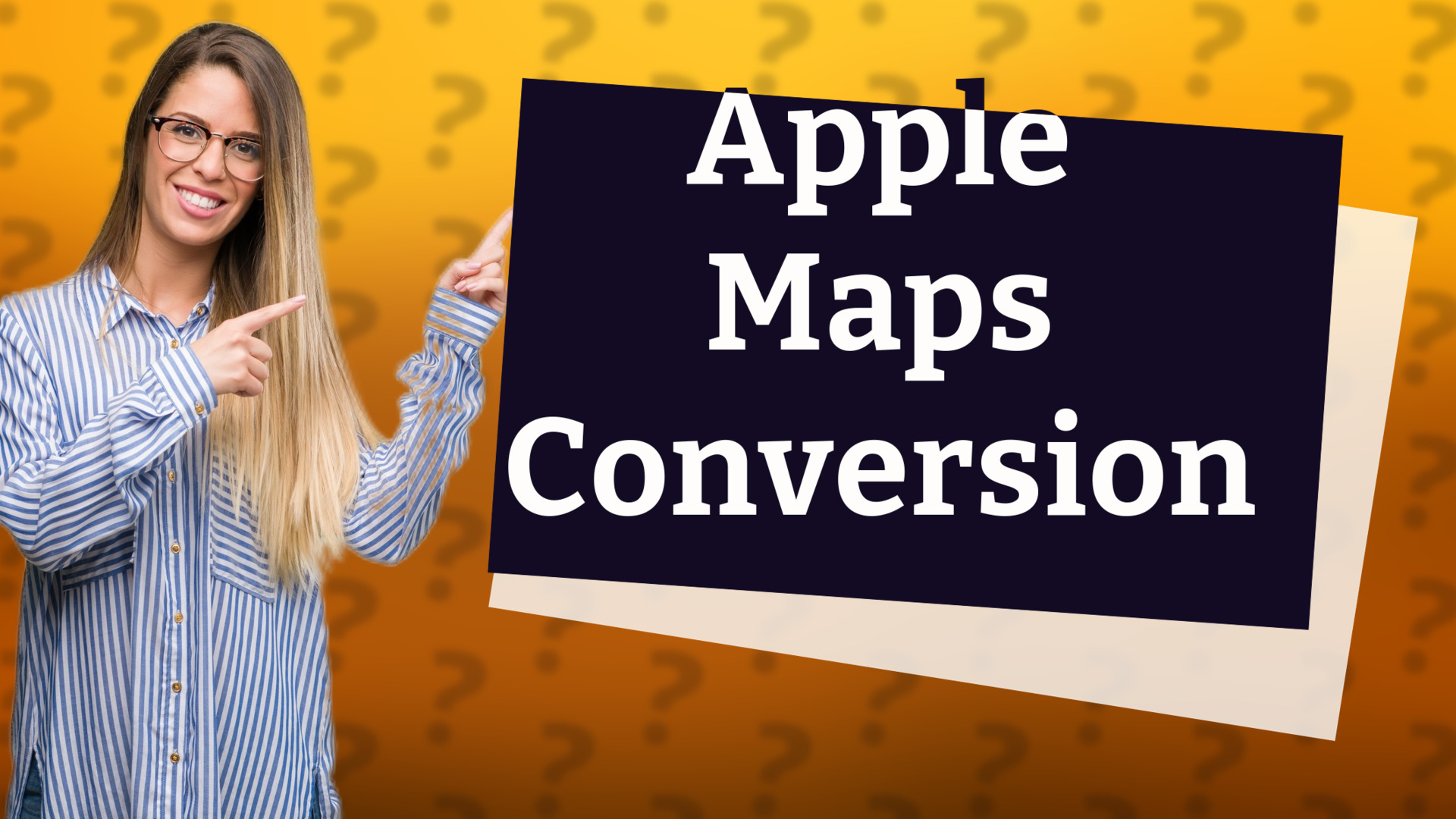 Apple Maps Conversion
