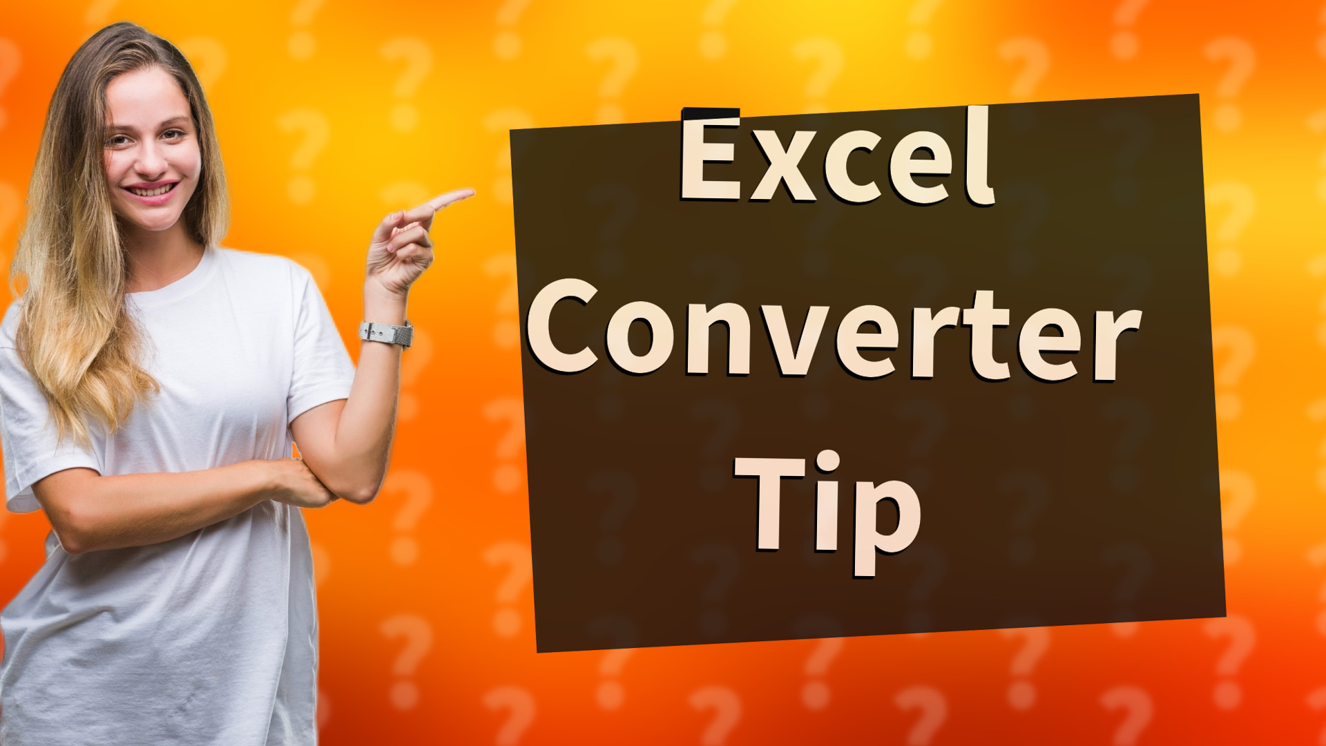 Excel Converter Tip