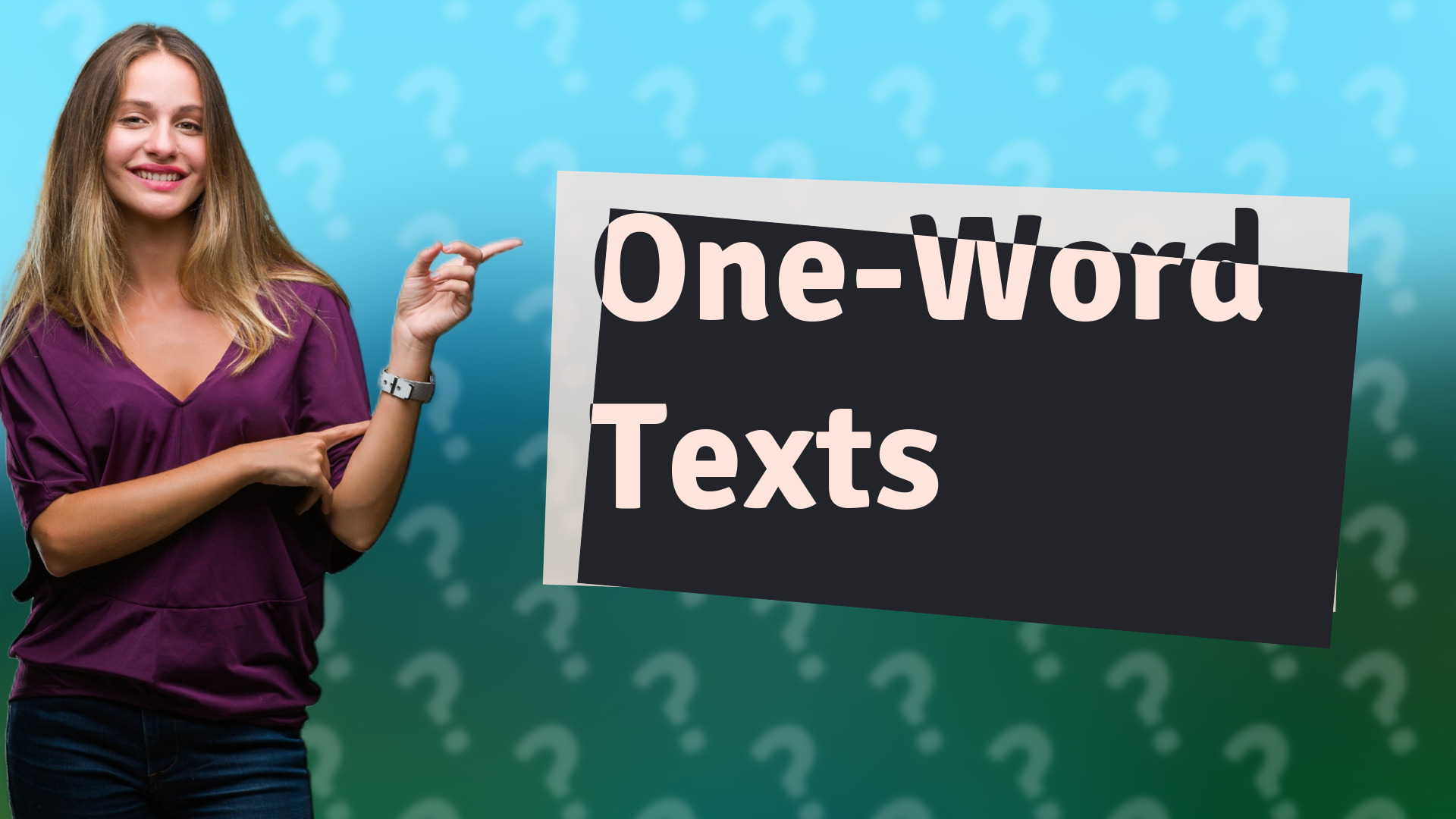 One-Word Texts