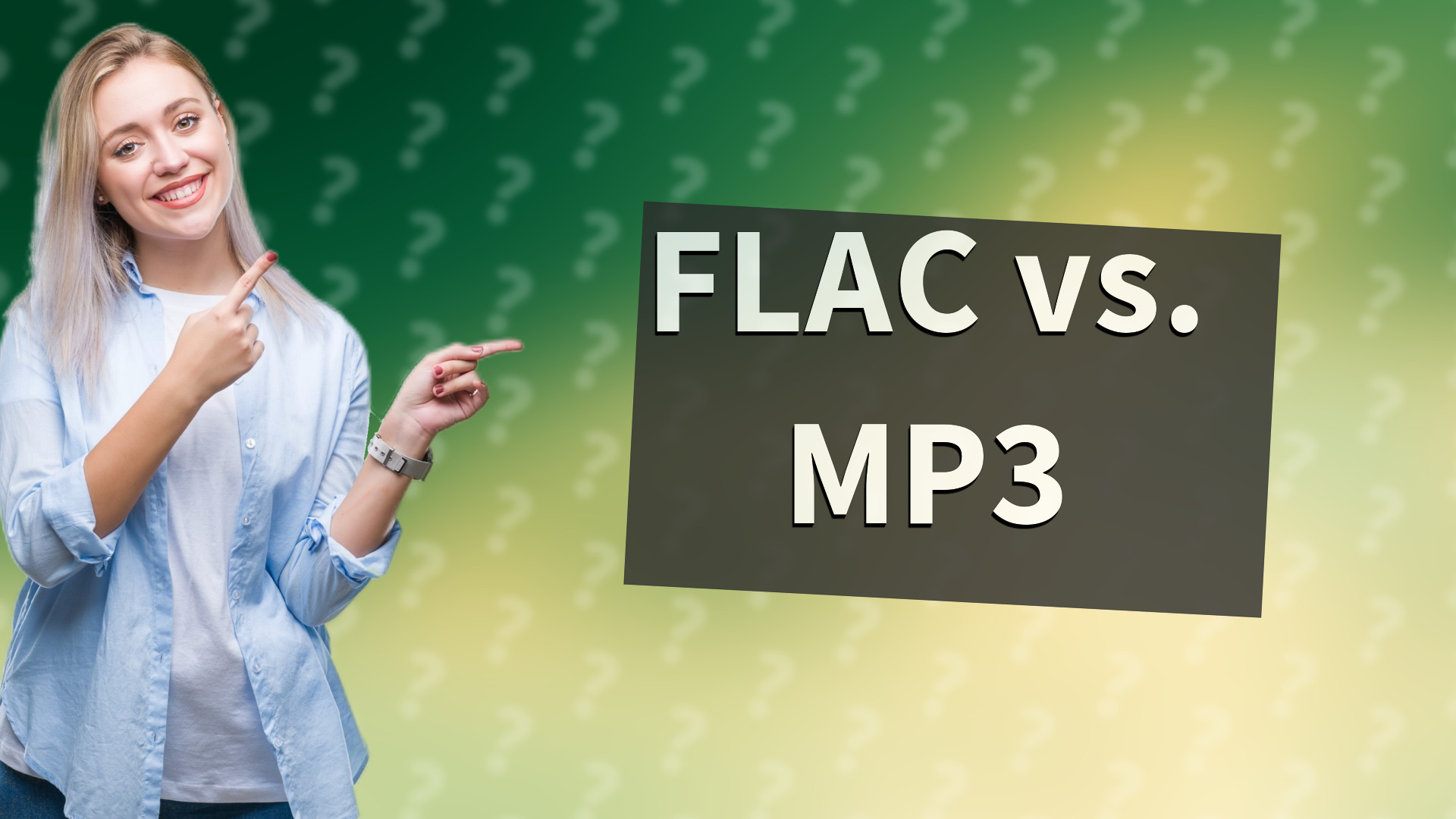 FLAC vs. MP3