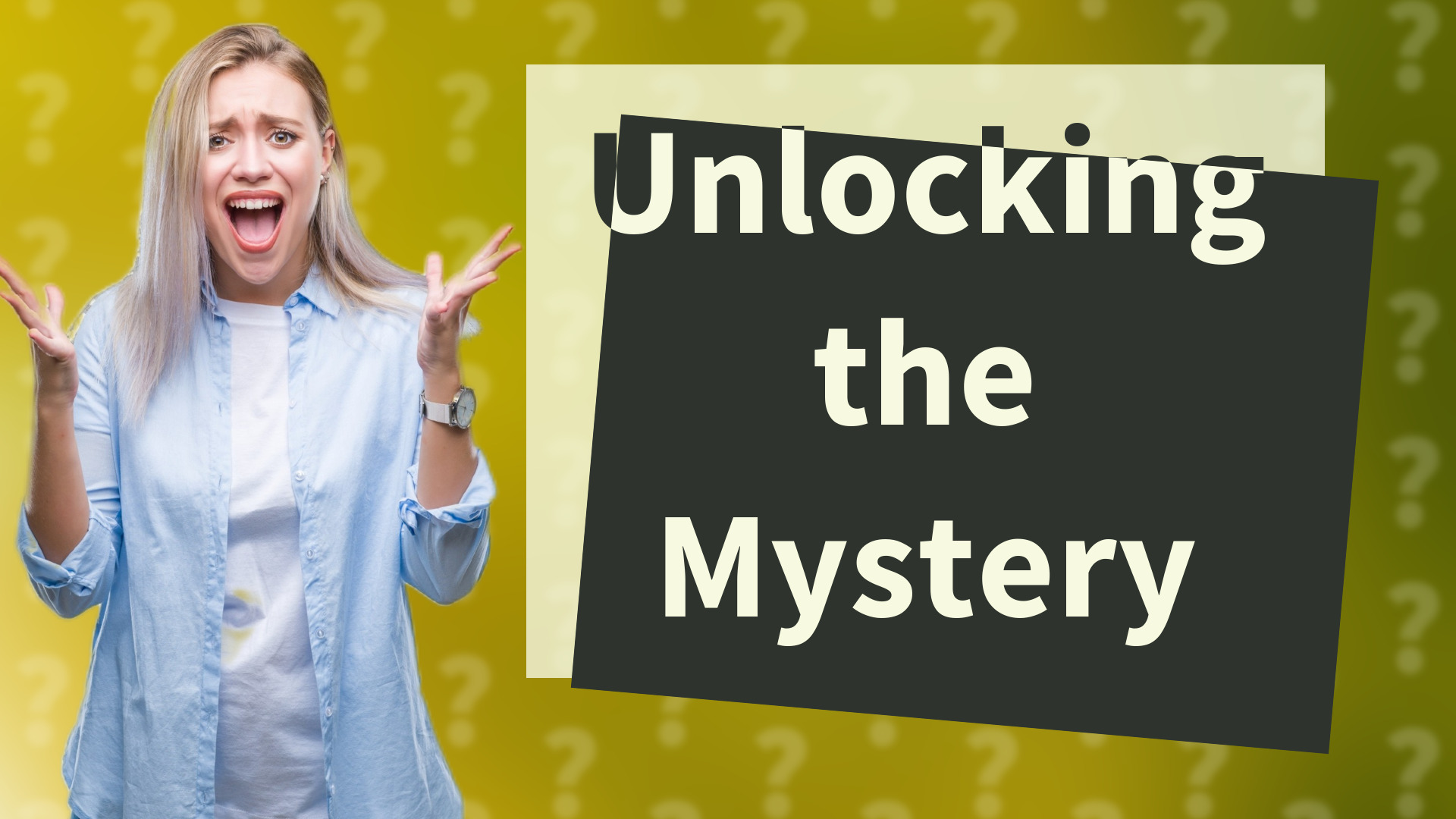 Unlocking the Mystery