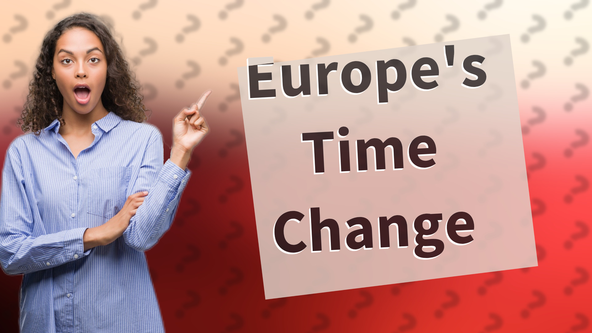 Europe's Time Change