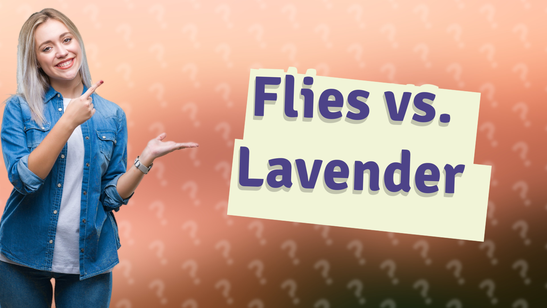 Flies vs. Lavender