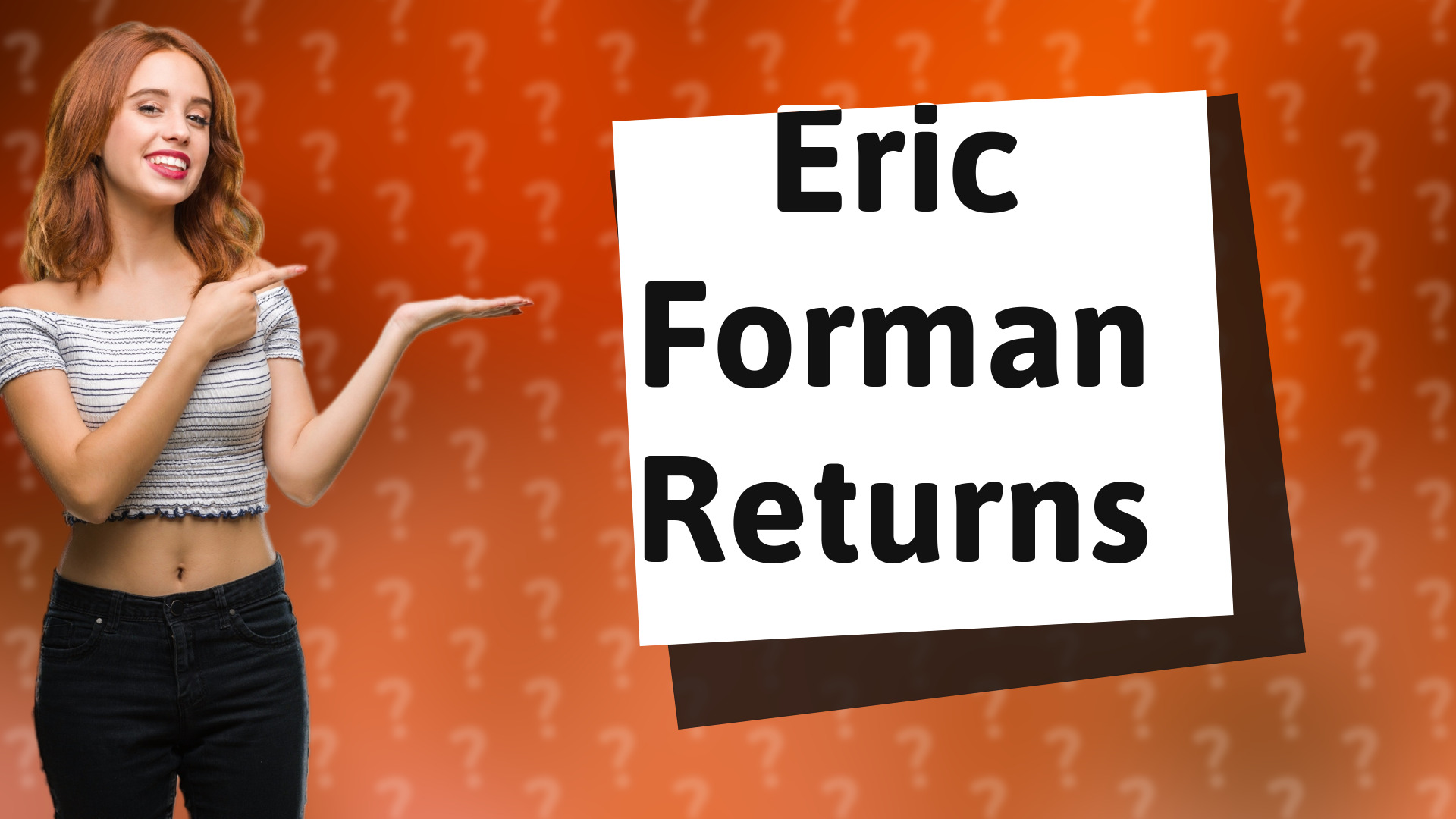 Eric Forman Returns