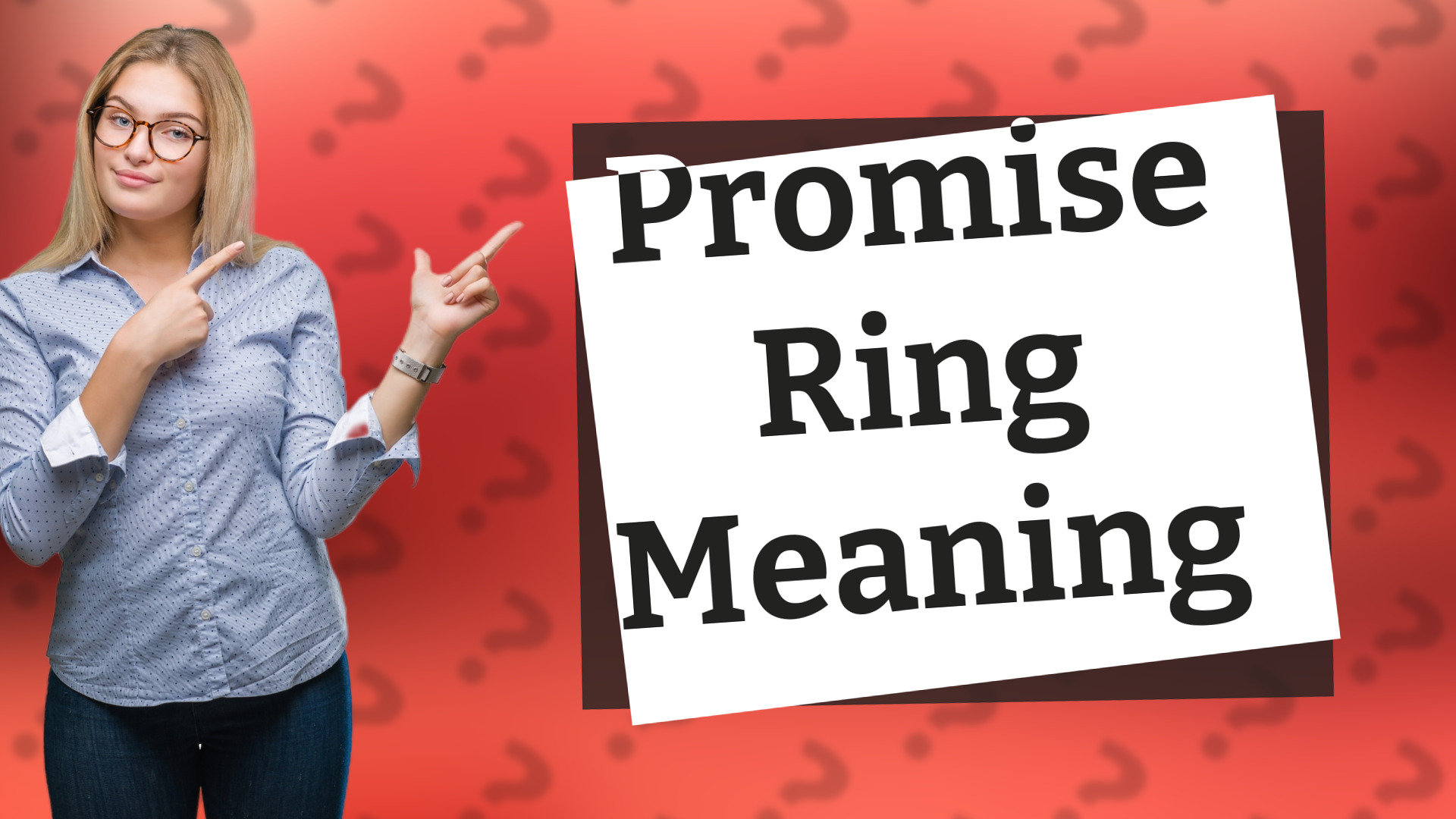 Promise Ring Meaning