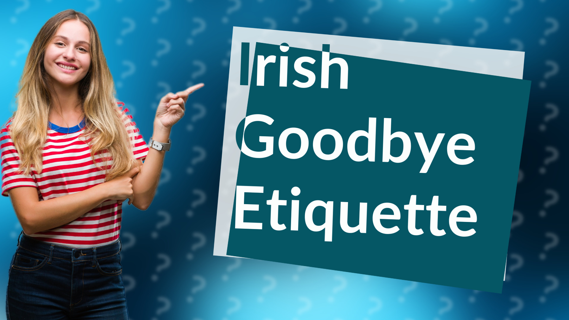 Irish Goodbye Etiquette