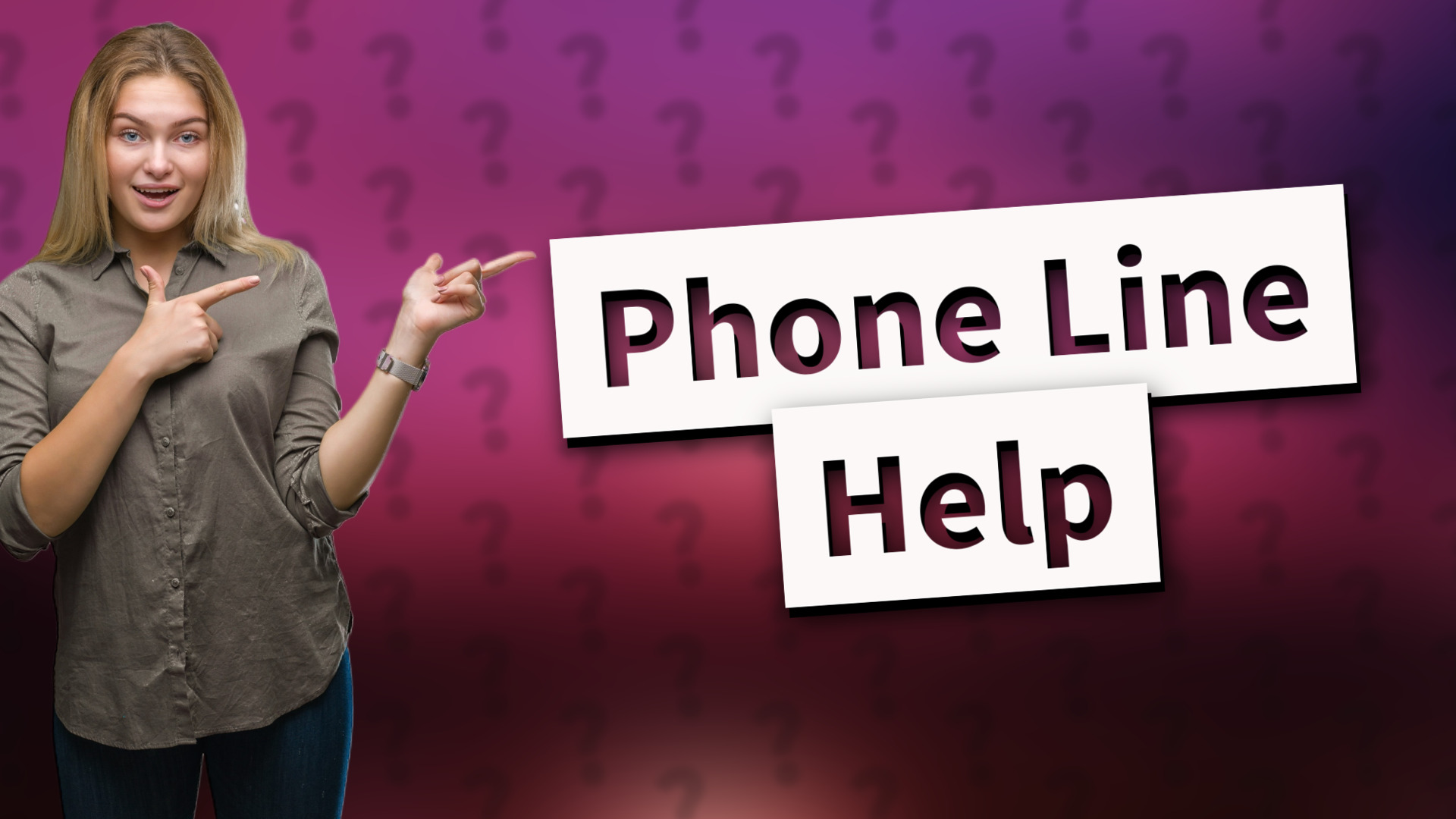 Phone Line Help