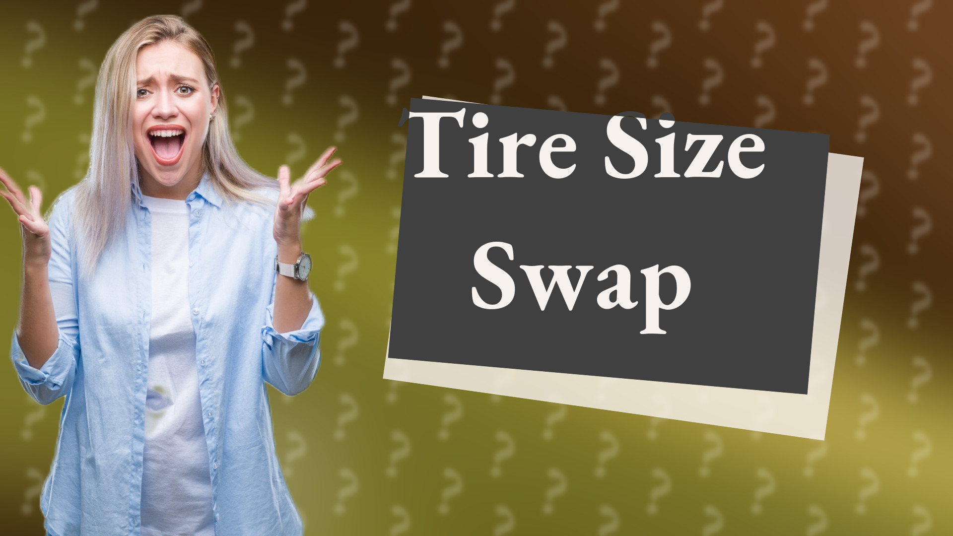 Tire Size Swap