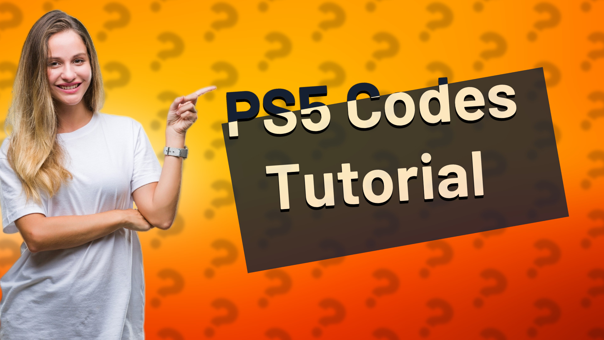 PS5 Codes Tutorial