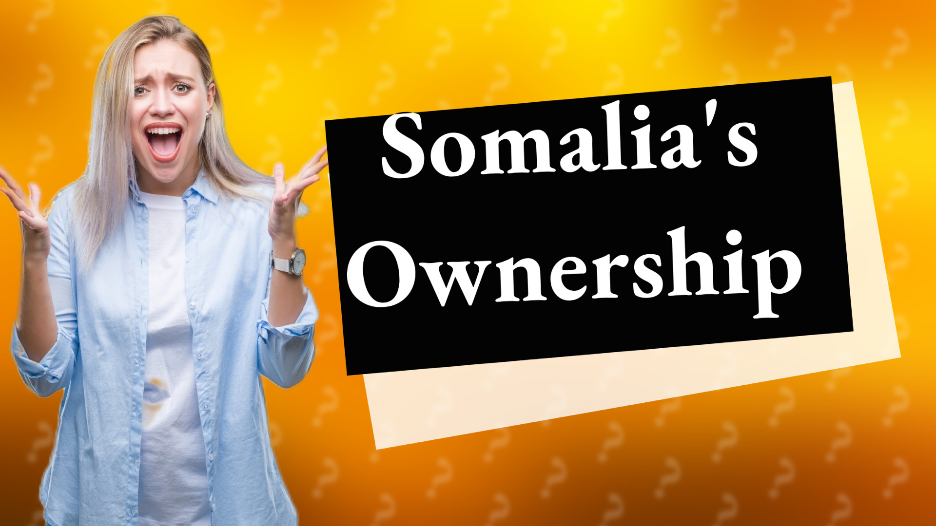 Somalia's Ownership