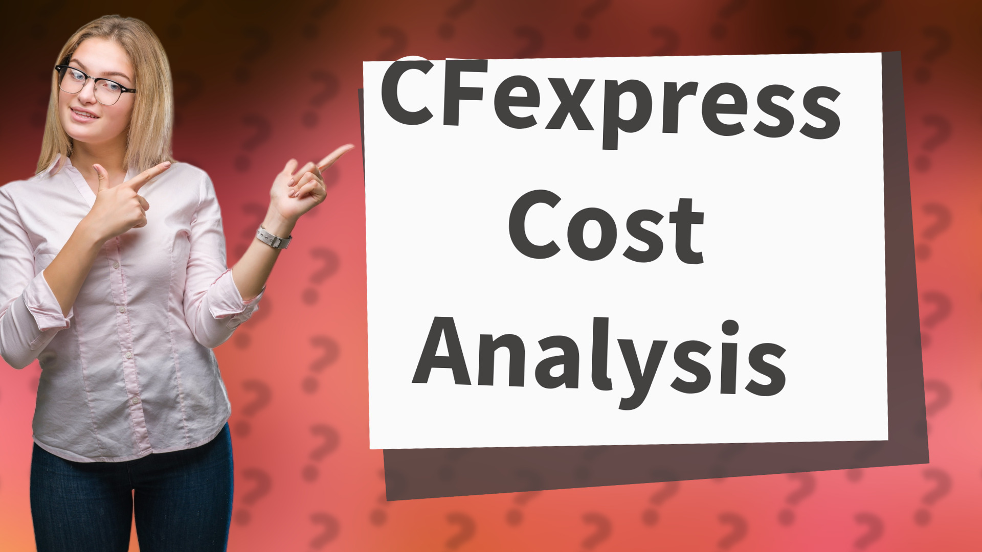CFexpress Cost Analysis