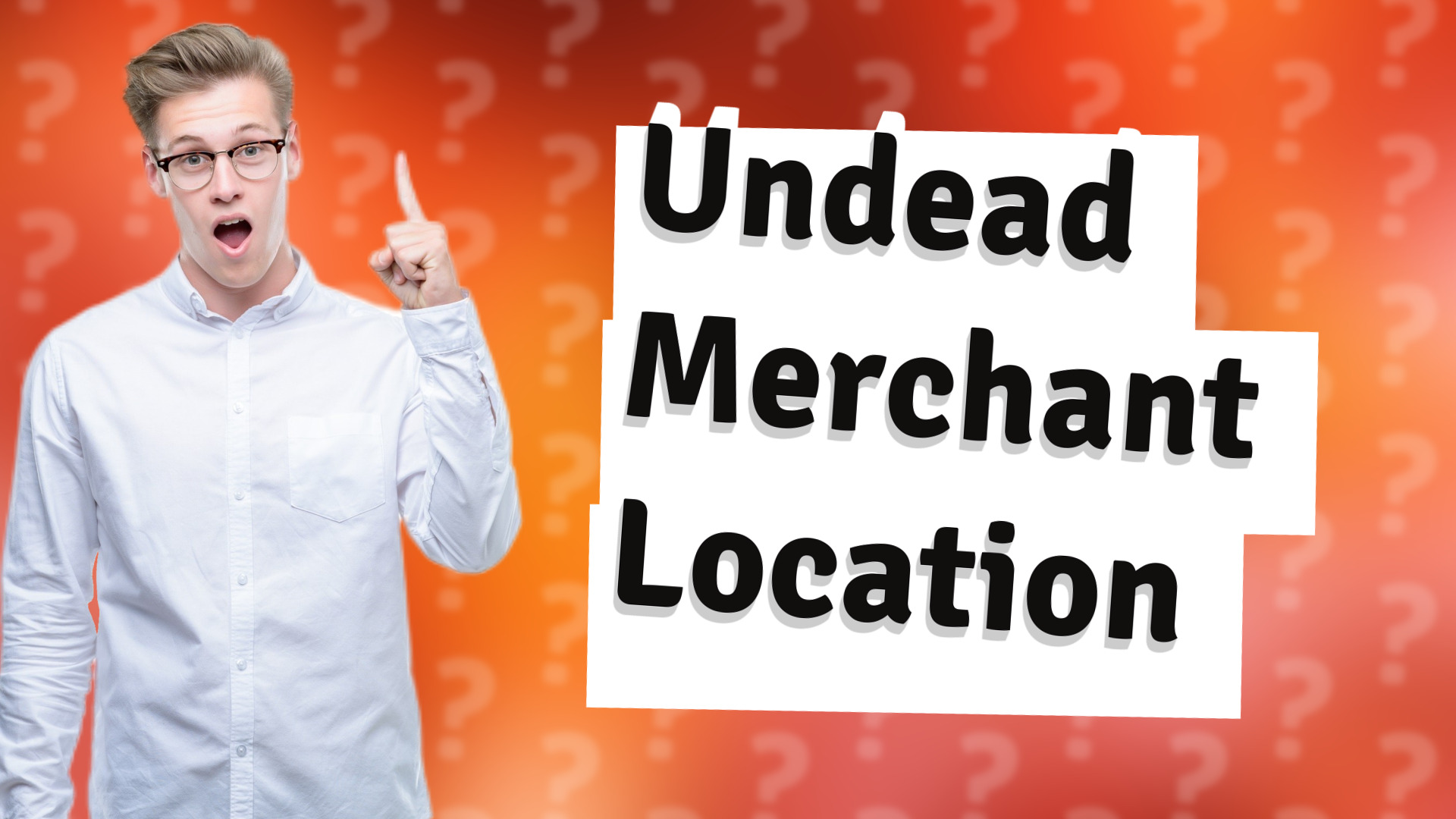 Undead Merchant Location