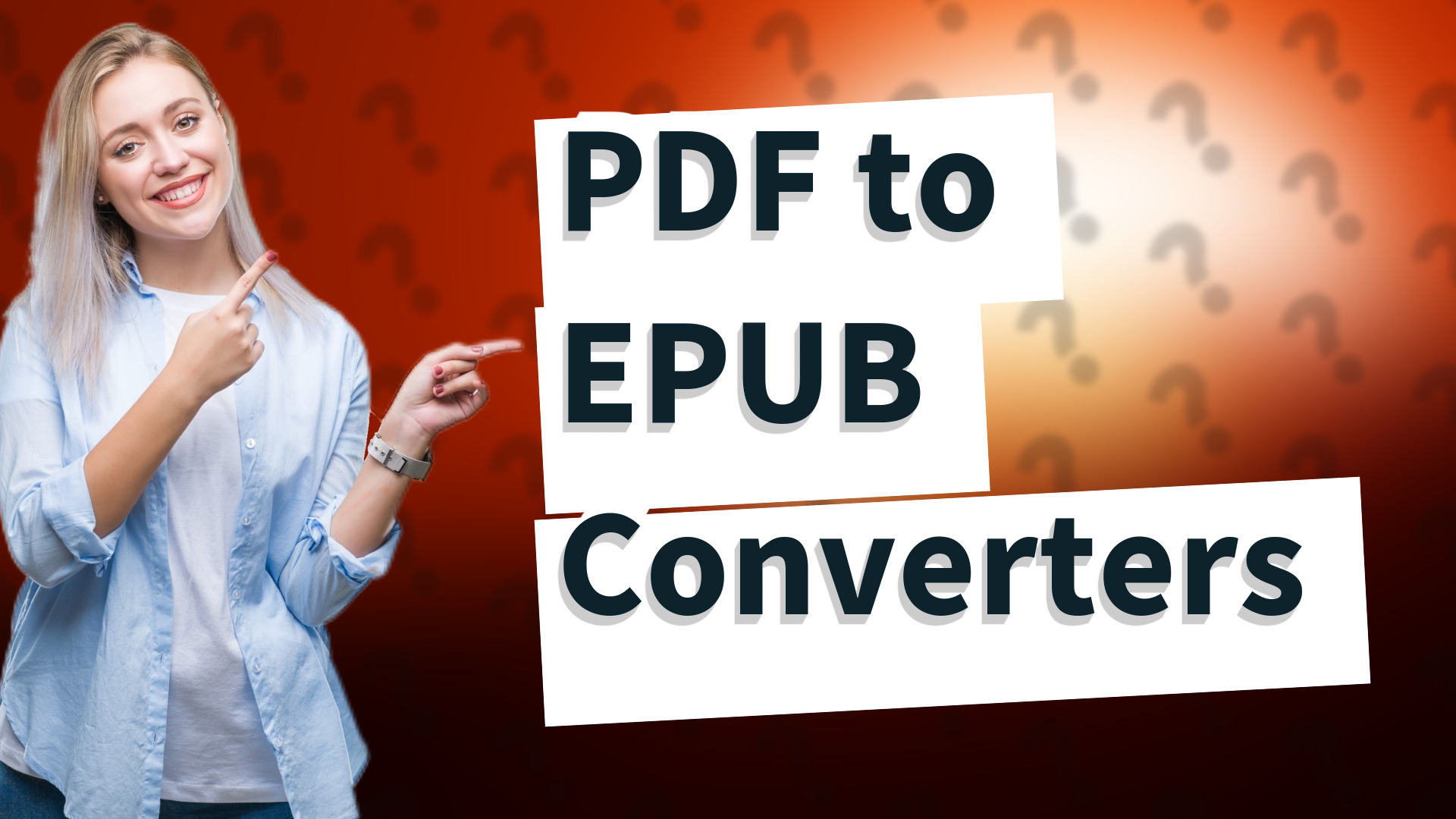 PDF to EPUB Converters