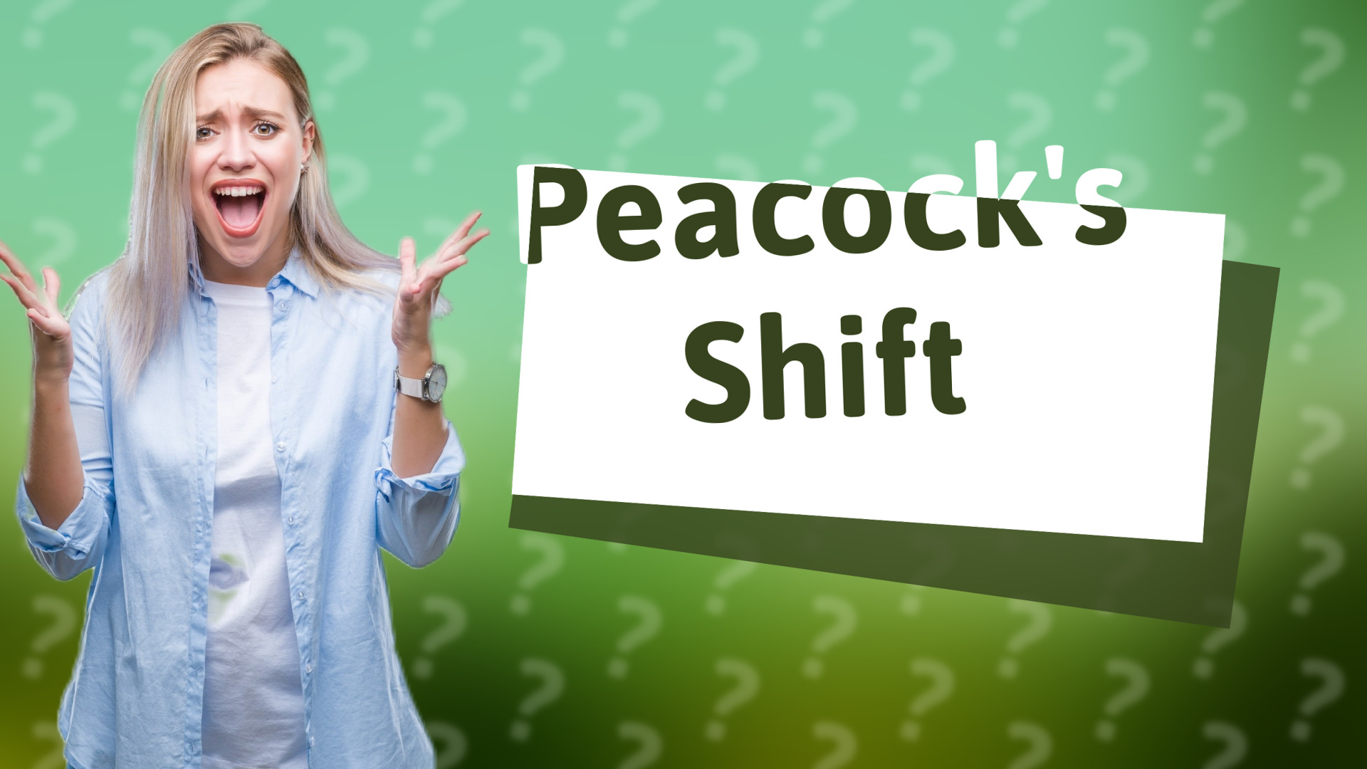 Peacock's Shift