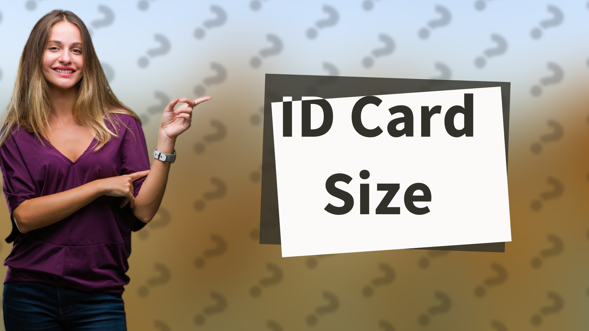 ID Card Size