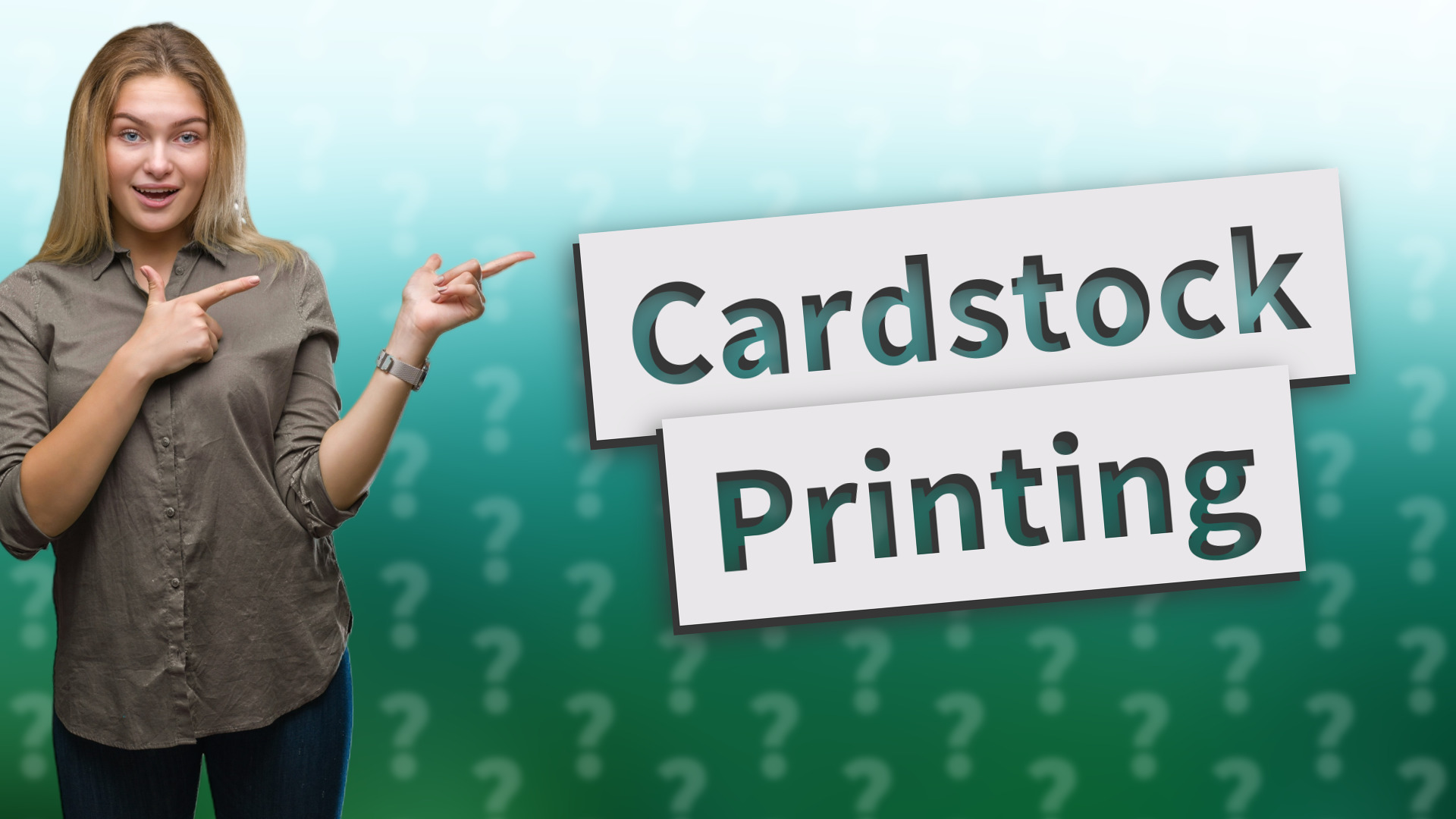 Cardstock Printing