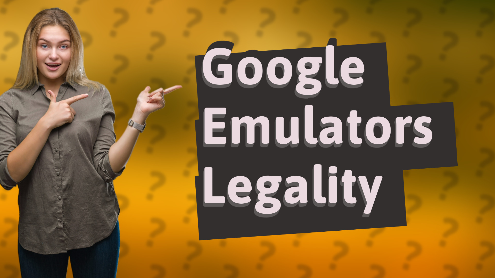 Google Emulators Legality