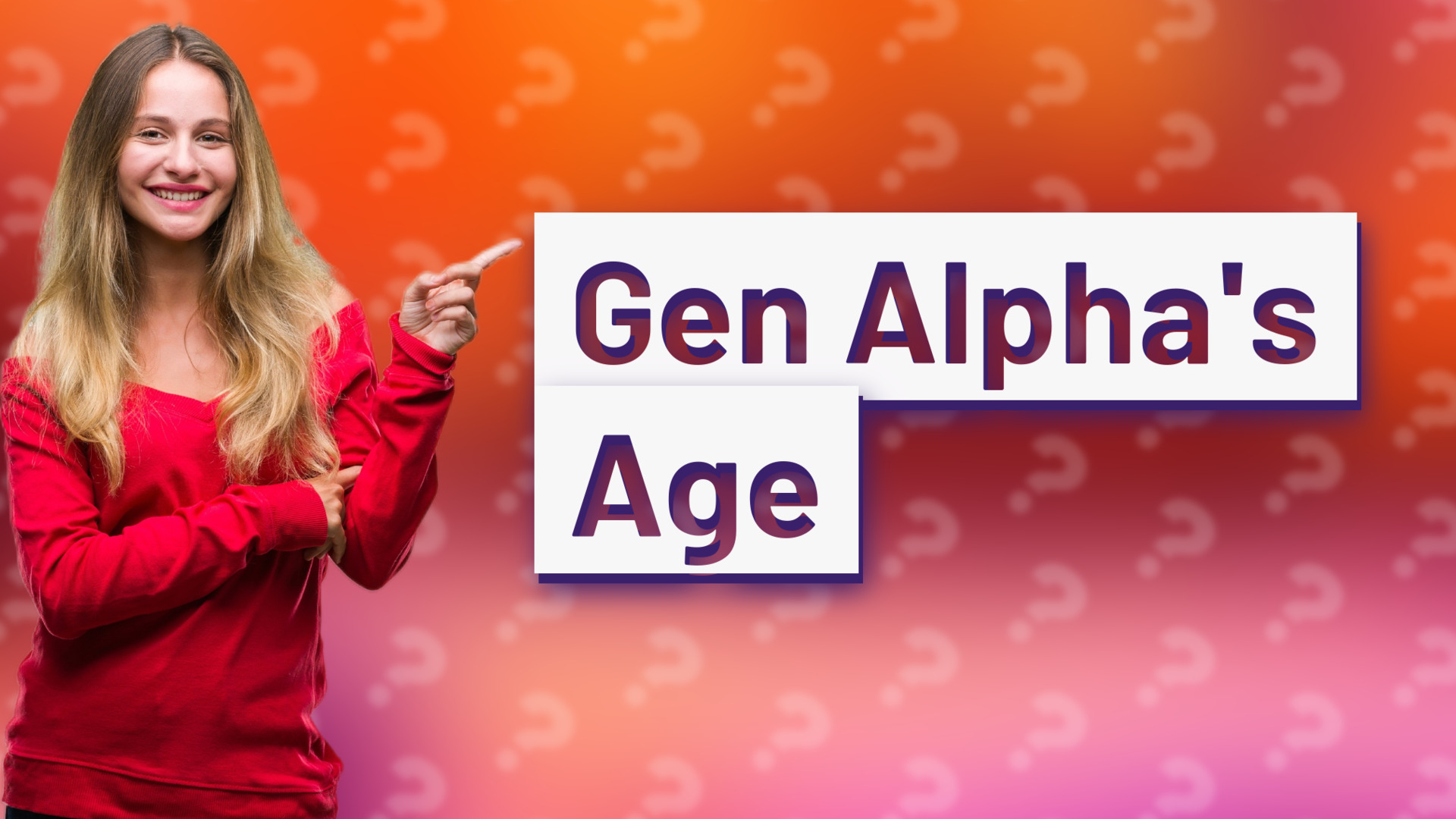 Gen Alpha's Age