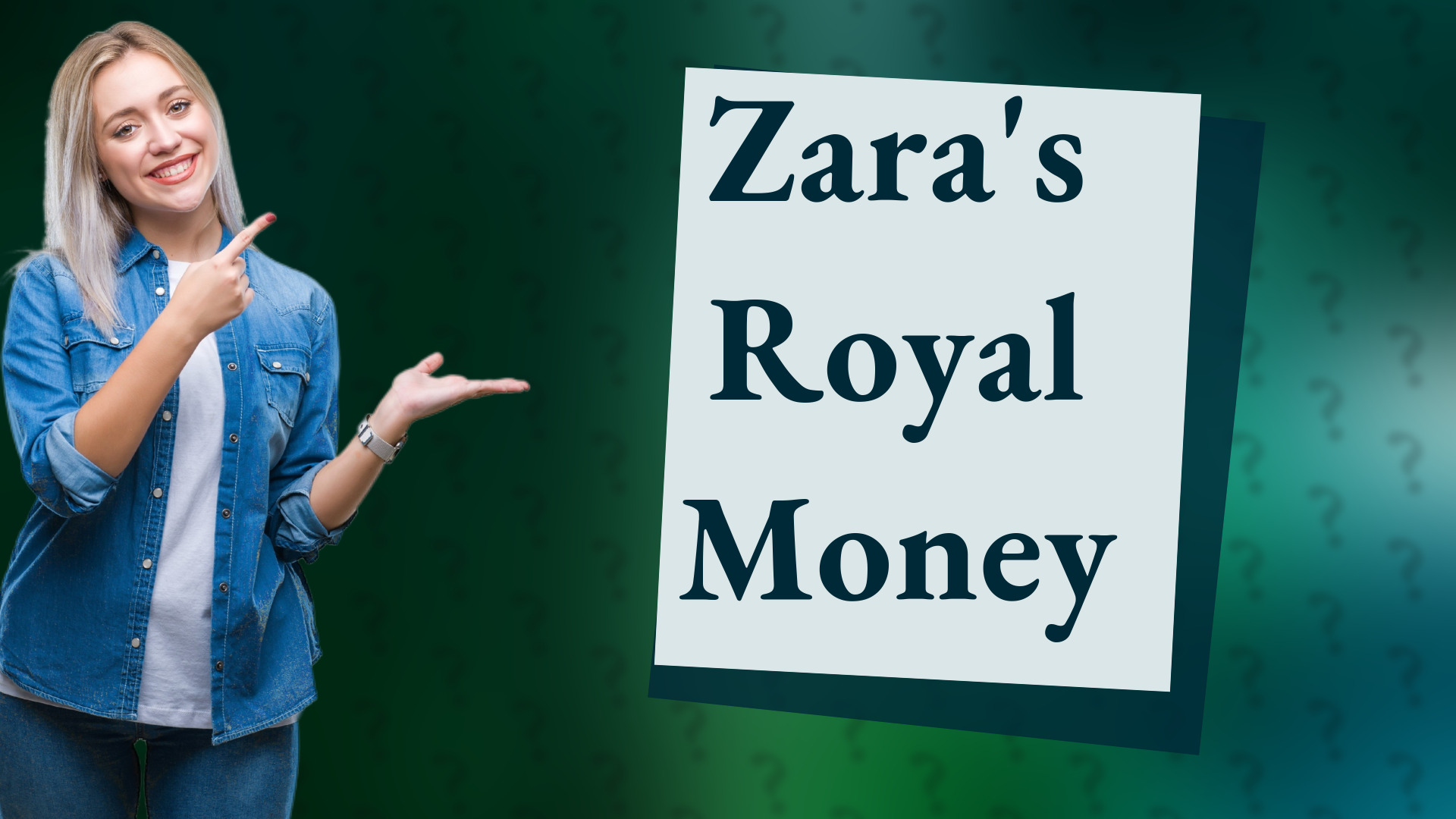 Zara's Royal Money