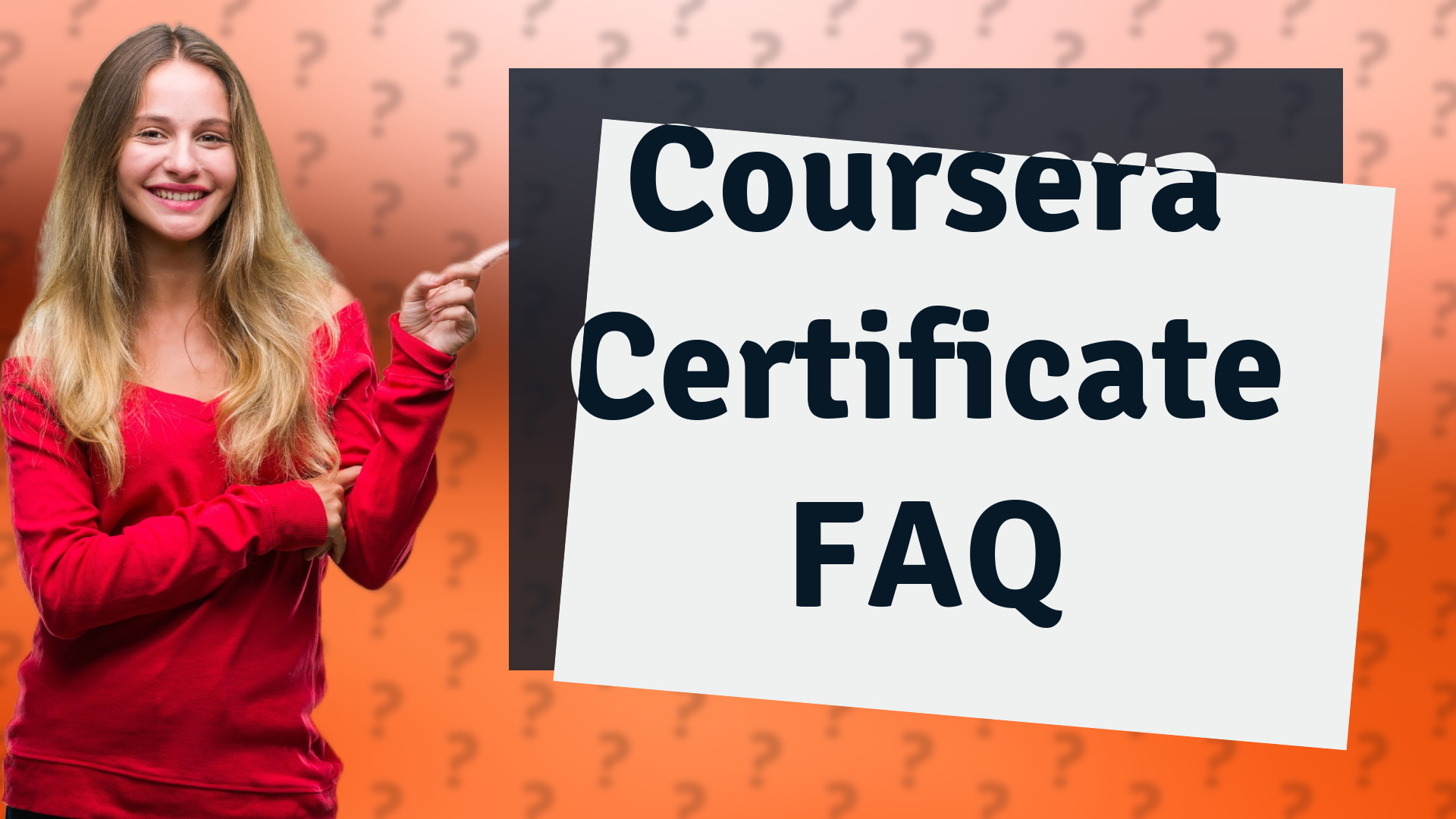 Coursera Certificate FAQ