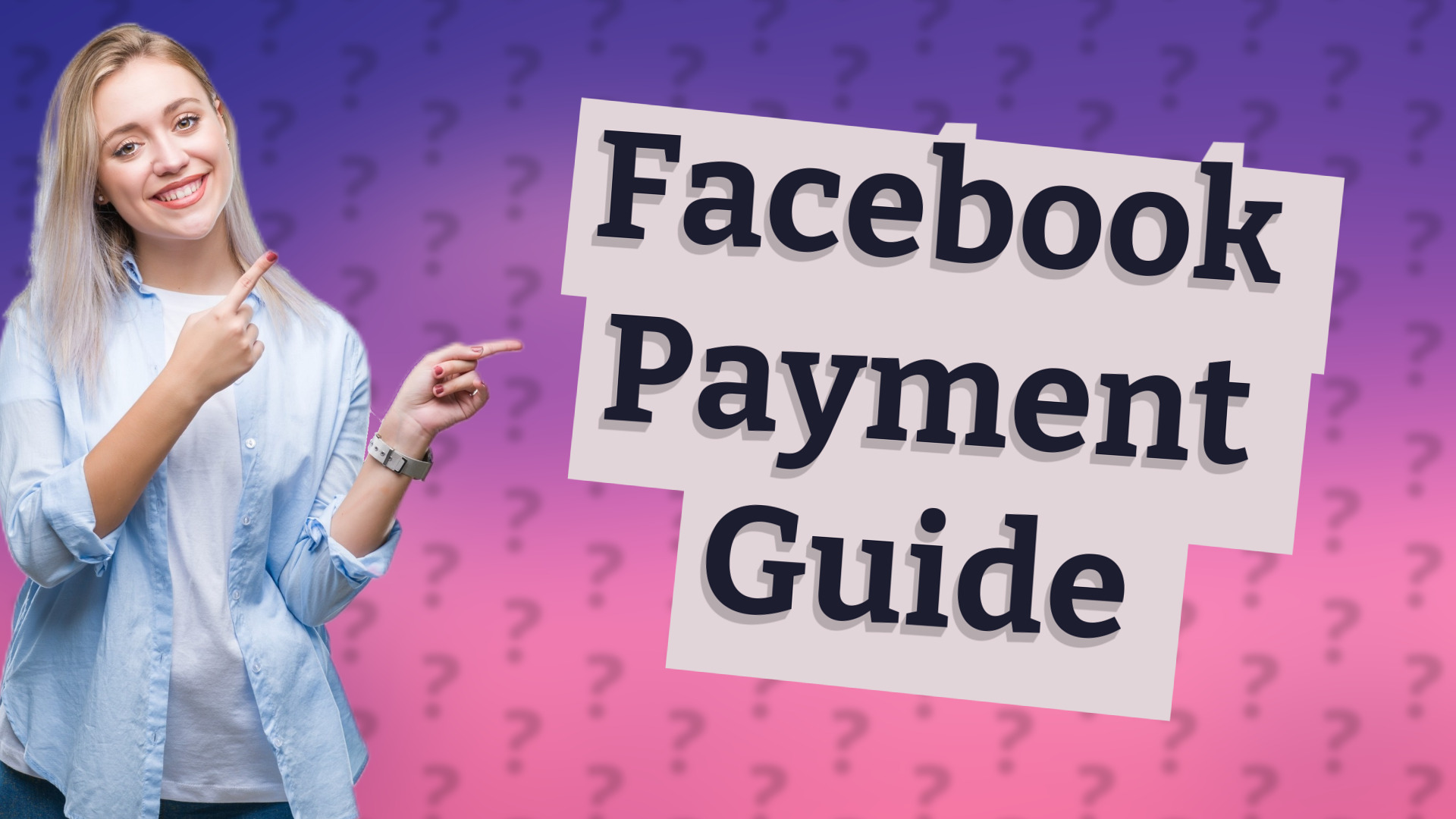 Facebook Payment Guide