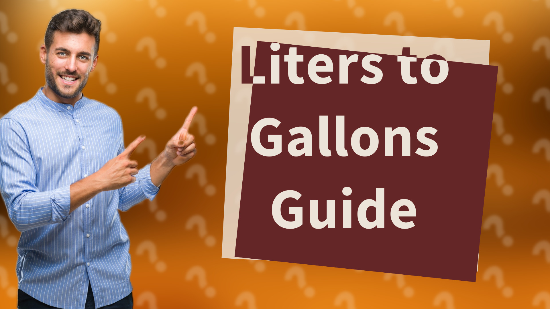 Liters to Gallons Guide
